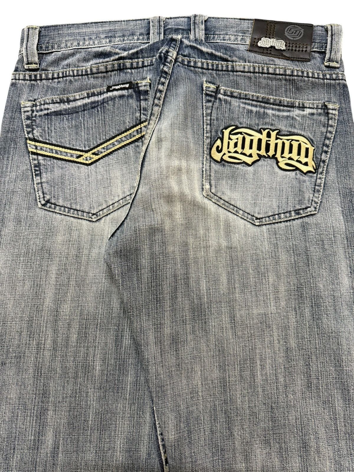 If Six Was Nine Vintage Japanese Brand Faded Wash Clawmark Distressed Loose Size US 32 / EU 48 - 6 Thumbnail