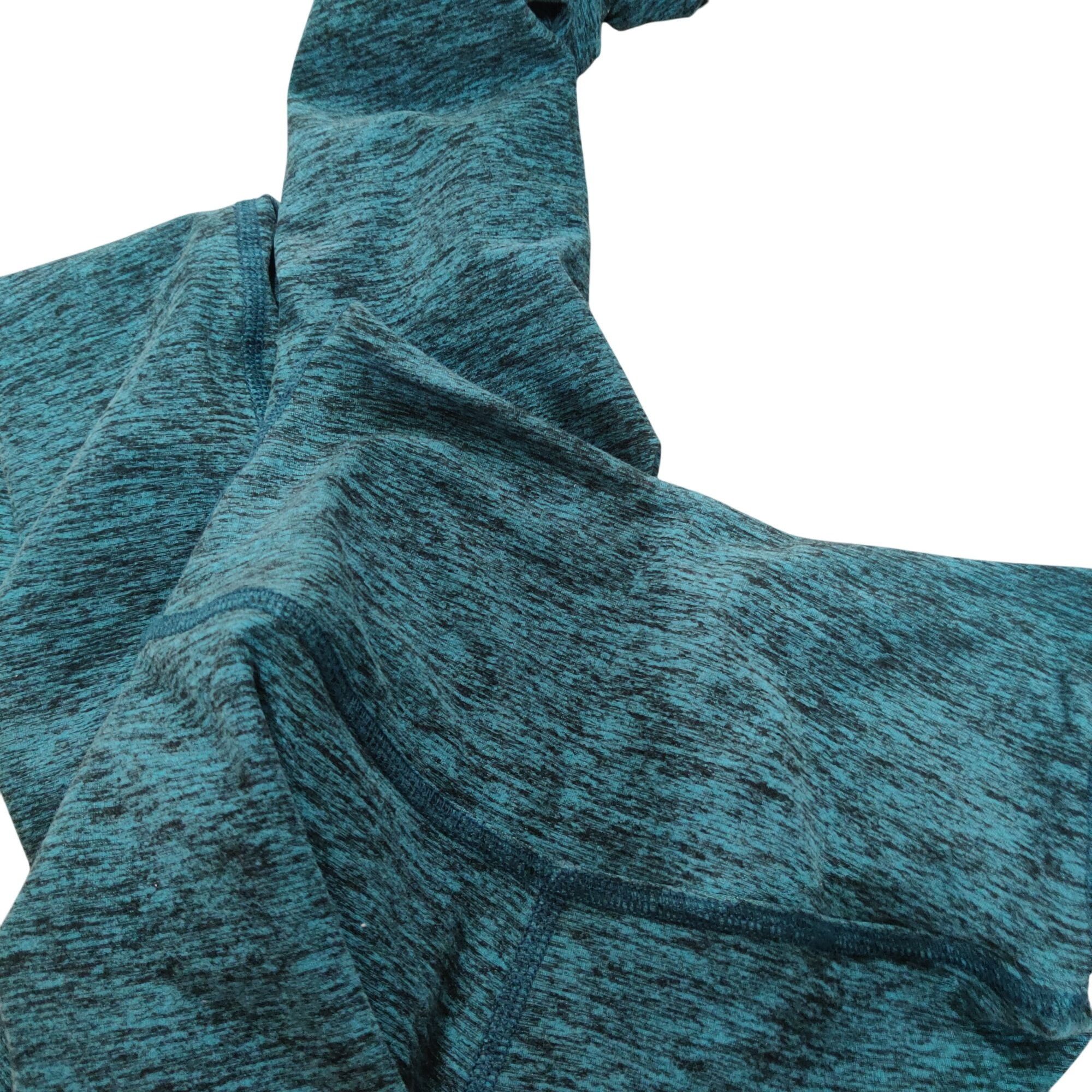 Beyond Yoga Beyond Yoga XS High Waist Teal Heather Leggings Made in USA Size 22" - 4 Thumbnail