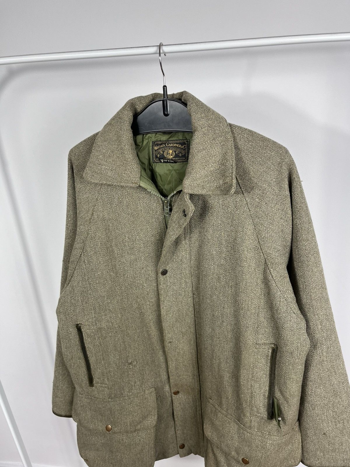 Other Milair British Millerain Tweed Wool Jacket Hunting Coat Size US L / EU 52-54 / 3 - 5 Thumbnail