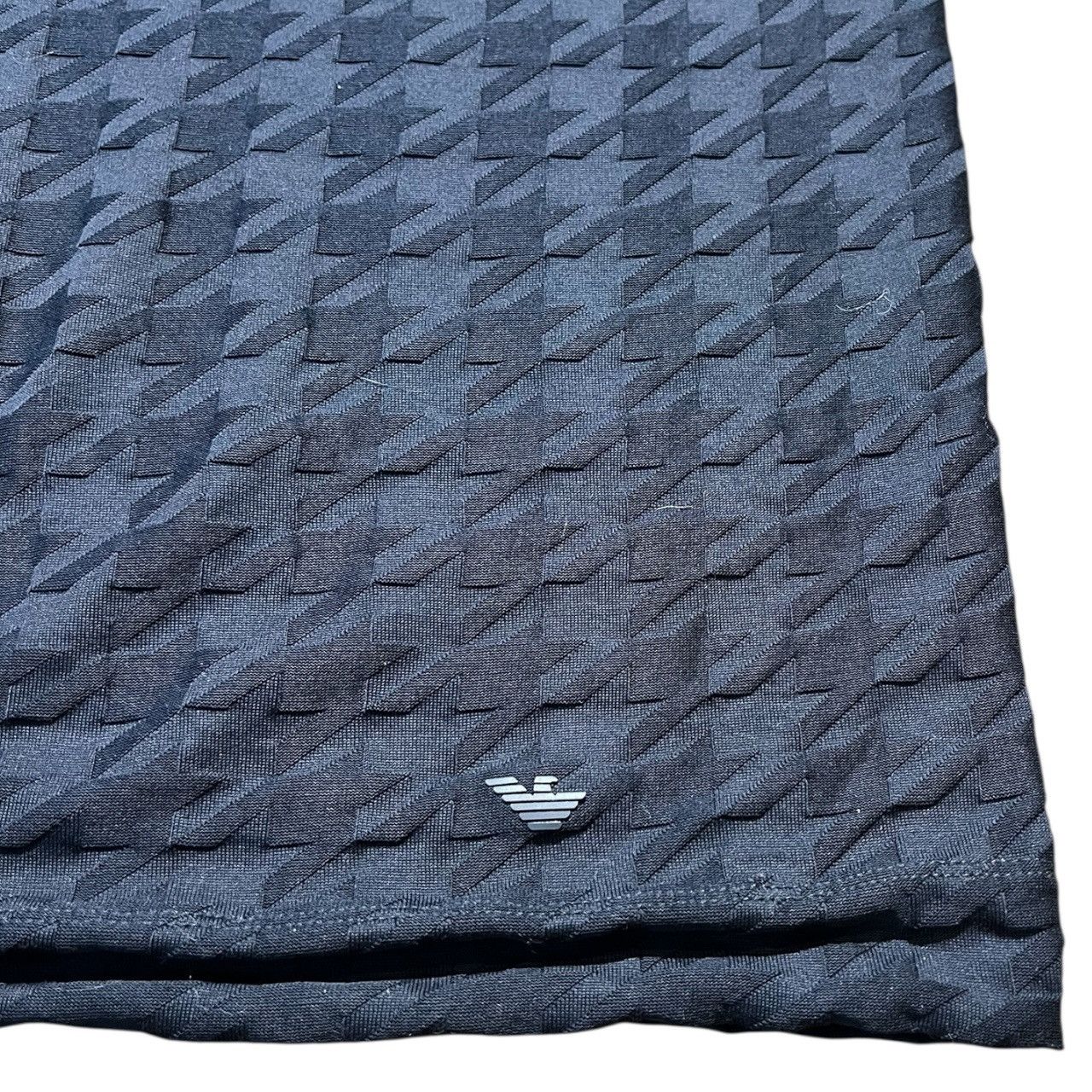 Emporio Armani Emporio Armani Houndstooth Textured T-shirt Size US L / EU 52-54 / 3 - 4 Thumbnail