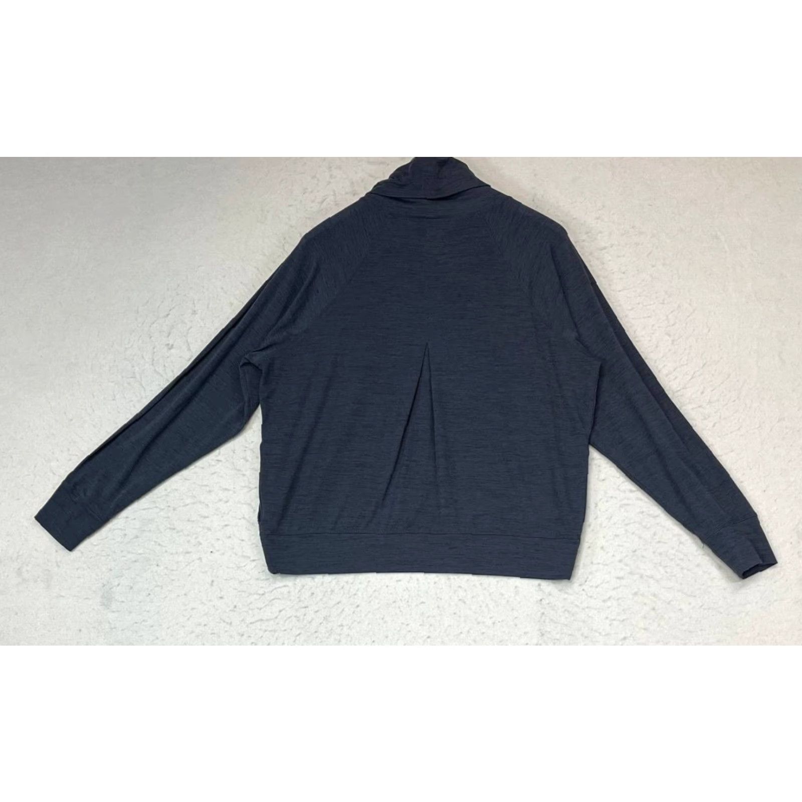 Prana prAna Sweatshirt Pullover Mock Neck Heathered Women's Size L Charcoal Gray Size L / US 10 / IT 46 - 2 Thumbnail