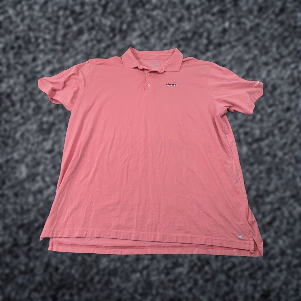 Peter Millar Peter Millar Seaside Wash Polo Shirt XXL Mens Orange Short Sleeve Polo Shirt Polo Shirt Mens Orange 2XL Performance Golf Casual Activewear Bones: N/A Size US XXL / EU 58 / 5 - 1 Thumbnail