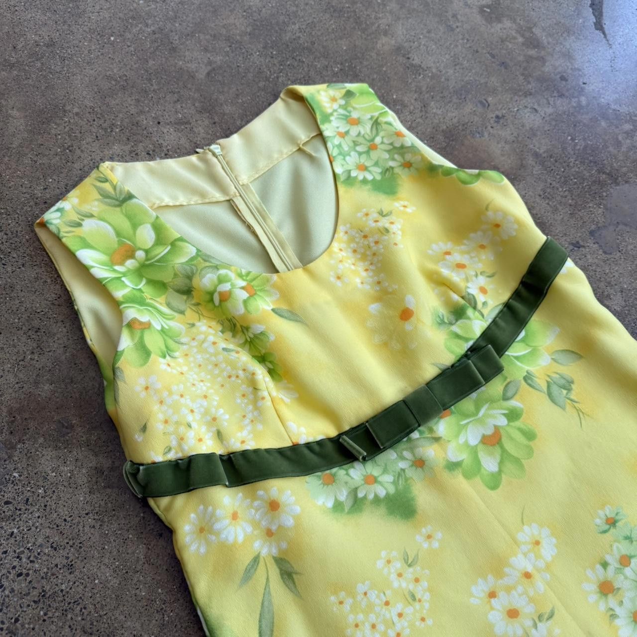 Designer Women's Yellow and Green Dress Size XS / US 0-2 / IT 36-38 - 3 Thumbnail