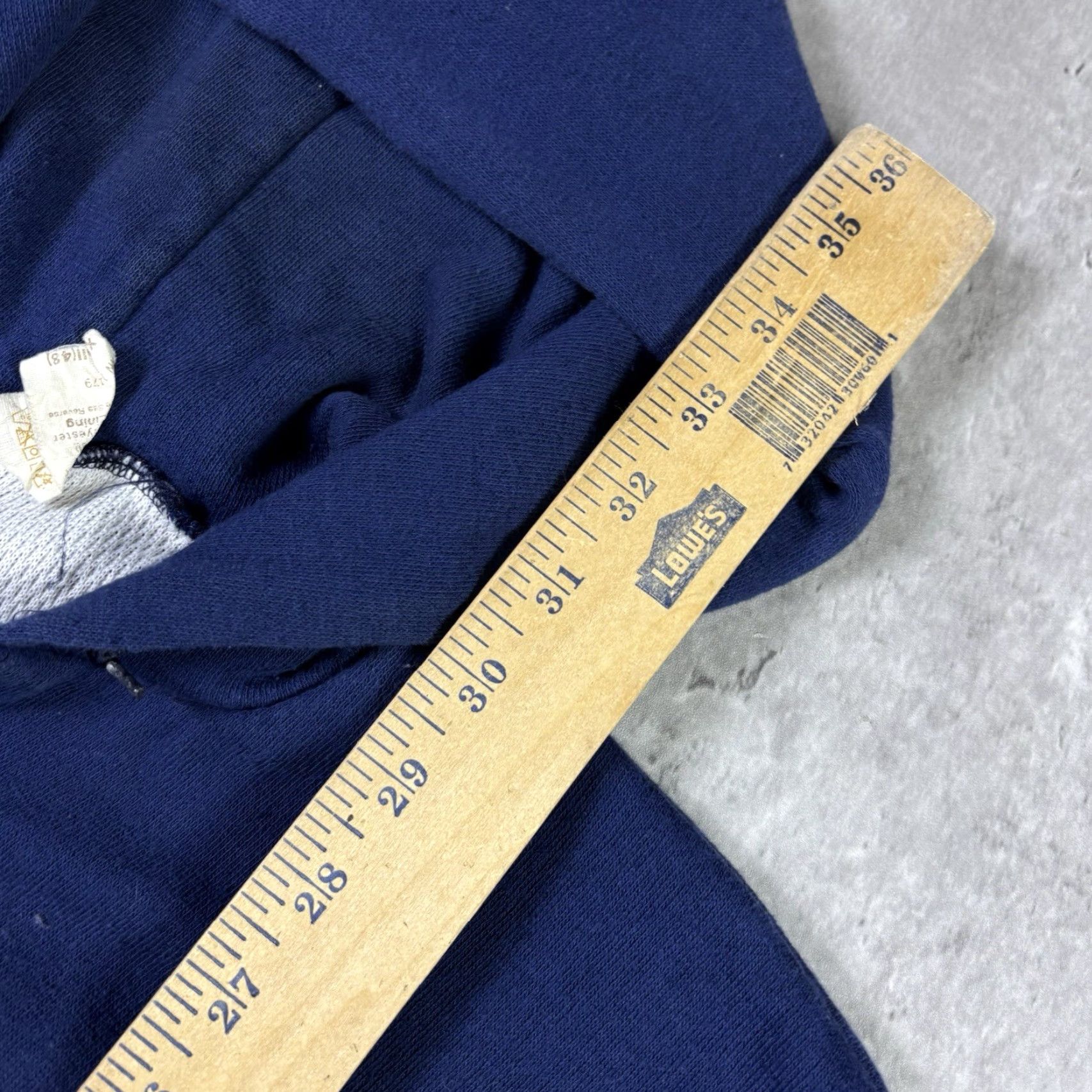 Vintage VINTAGE Thermal Hoodie Full Zip Insulated Workwear Mens XL Tall 90s Blue Polyester Fleece Logo Zip Astro Boy 90s Mens XL Size US XL / EU 56 / 4 - 4 Thumbnail