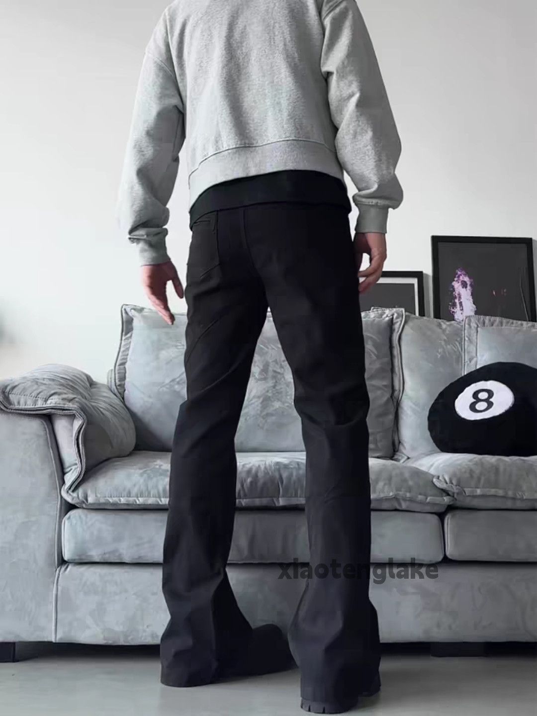 Designer × Japanese Brand × Vintage utility punk grunge bootcut flared patchwork yuppie pants Size US 26 / EU 42 - 2 Thumbnail