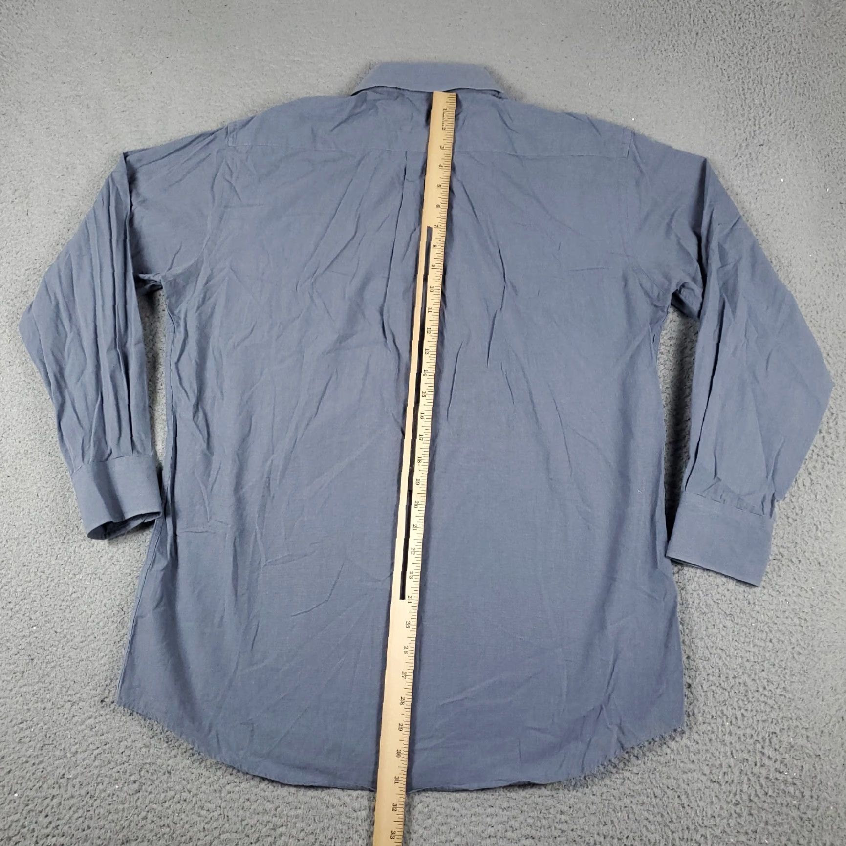 Tommy Hilfiger Tommy Hilfiger Shirt Mens Medium Blue Button-Up Long Sleeve Casual Classic Non-Iron" Size US M / EU 48-50 / 2 - 4 Thumbnail
