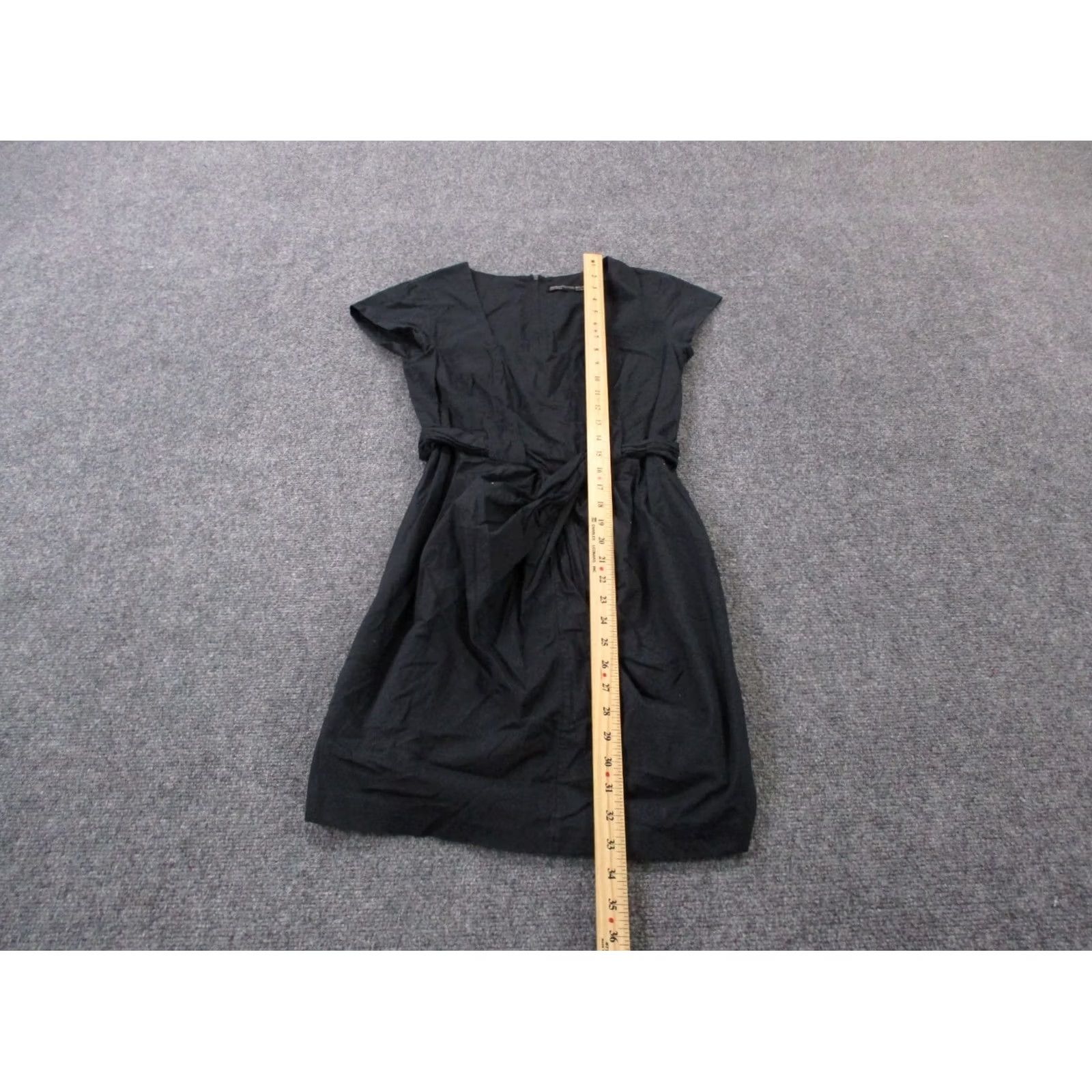 Allsaints AllSaints Dress Womens 4 Black Mini Midi Classic Cocktail Shirt Dress Size 4 Black Womens Size S / US 4 / IT 40 - 3 Thumbnail