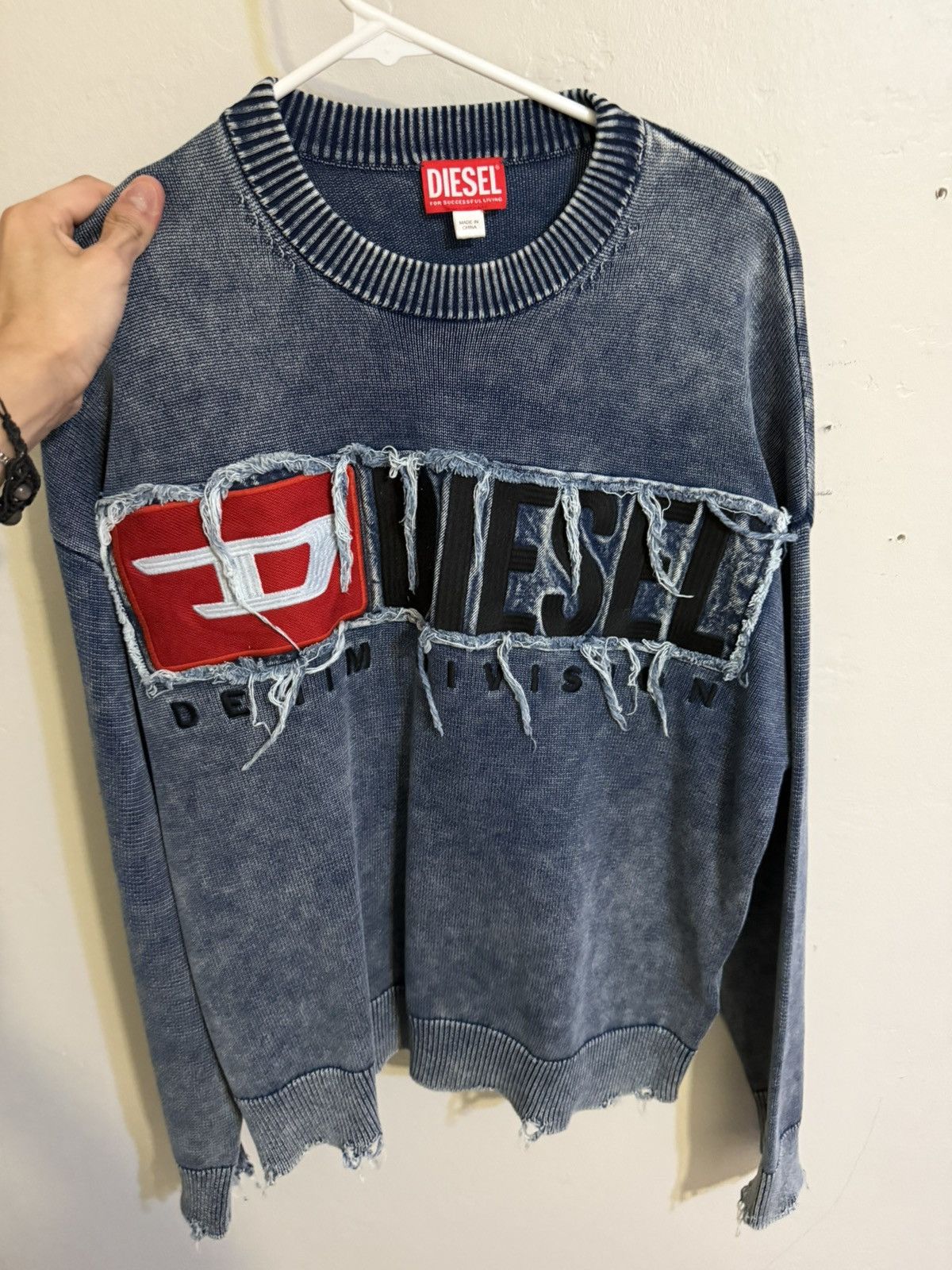 Diesel Size S, Diesel K-Fronzi logo-patch sweatshirt Size US S / EU 44-46 / 1 - 1 Thumbnail