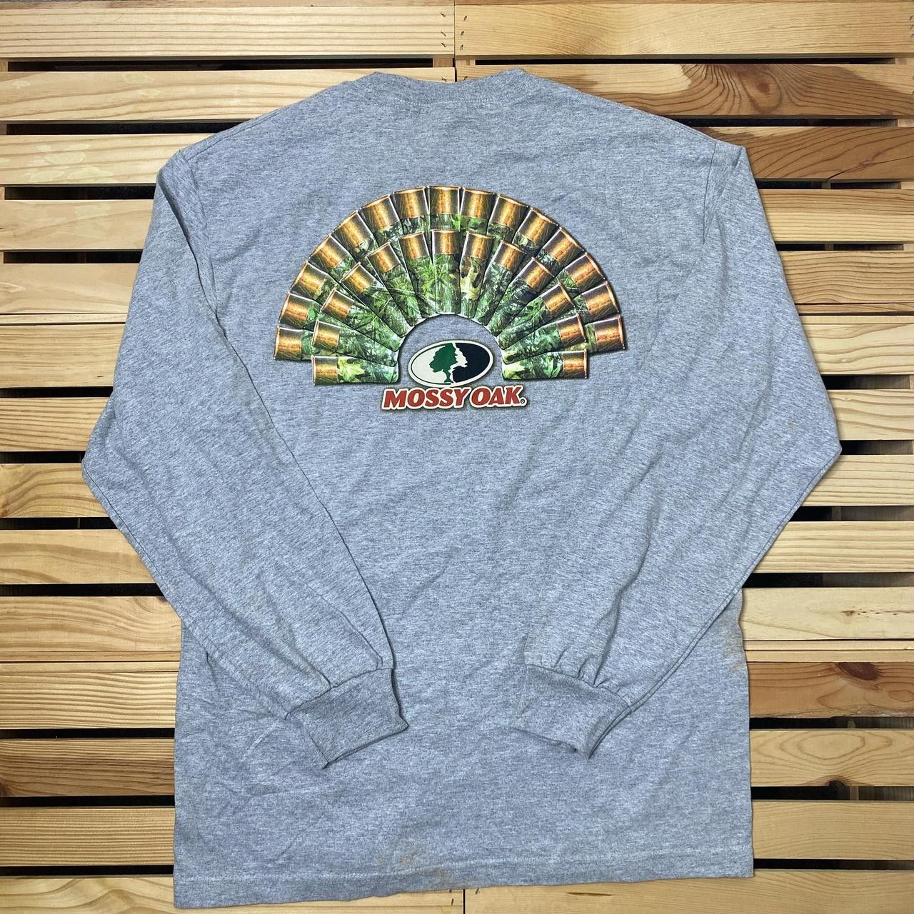 Mossy Oaks Vintage NWT Mossy Oak Gray Shotgun Hunting Tee Size Large Size US L / EU 52-54 / 3 - 1 Thumbnail
