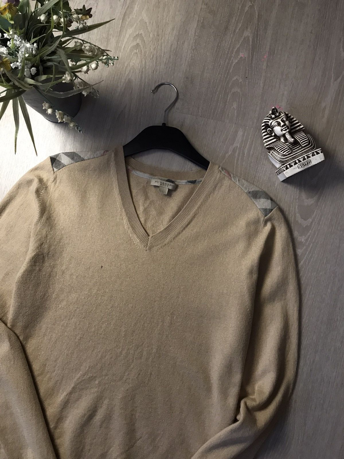 Burberry × Burberry Prorsum Burberry Brit V-neck Wool knitwear Size US L / EU 52-54 / 3 - 2 Thumbnail