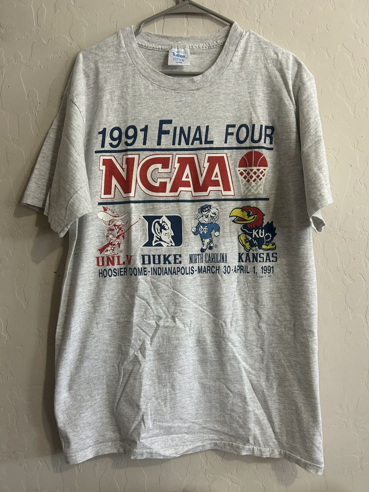 Logo 7 Vintage 1991 NCAA Final Four March Madness Shirt Size XL Size US XL / EU 56 / 4 - 4 Thumbnail