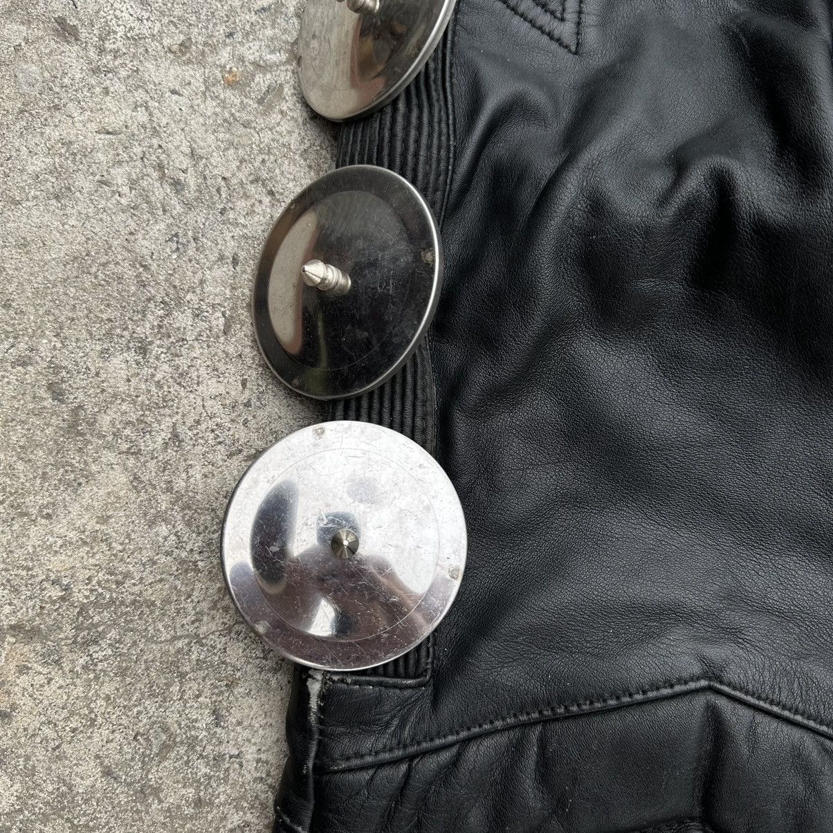 Leather Vintage Moto Leather Pants Size 52 Style USA 00s Y2K Size US 36 / EU 52 - 5 Thumbnail