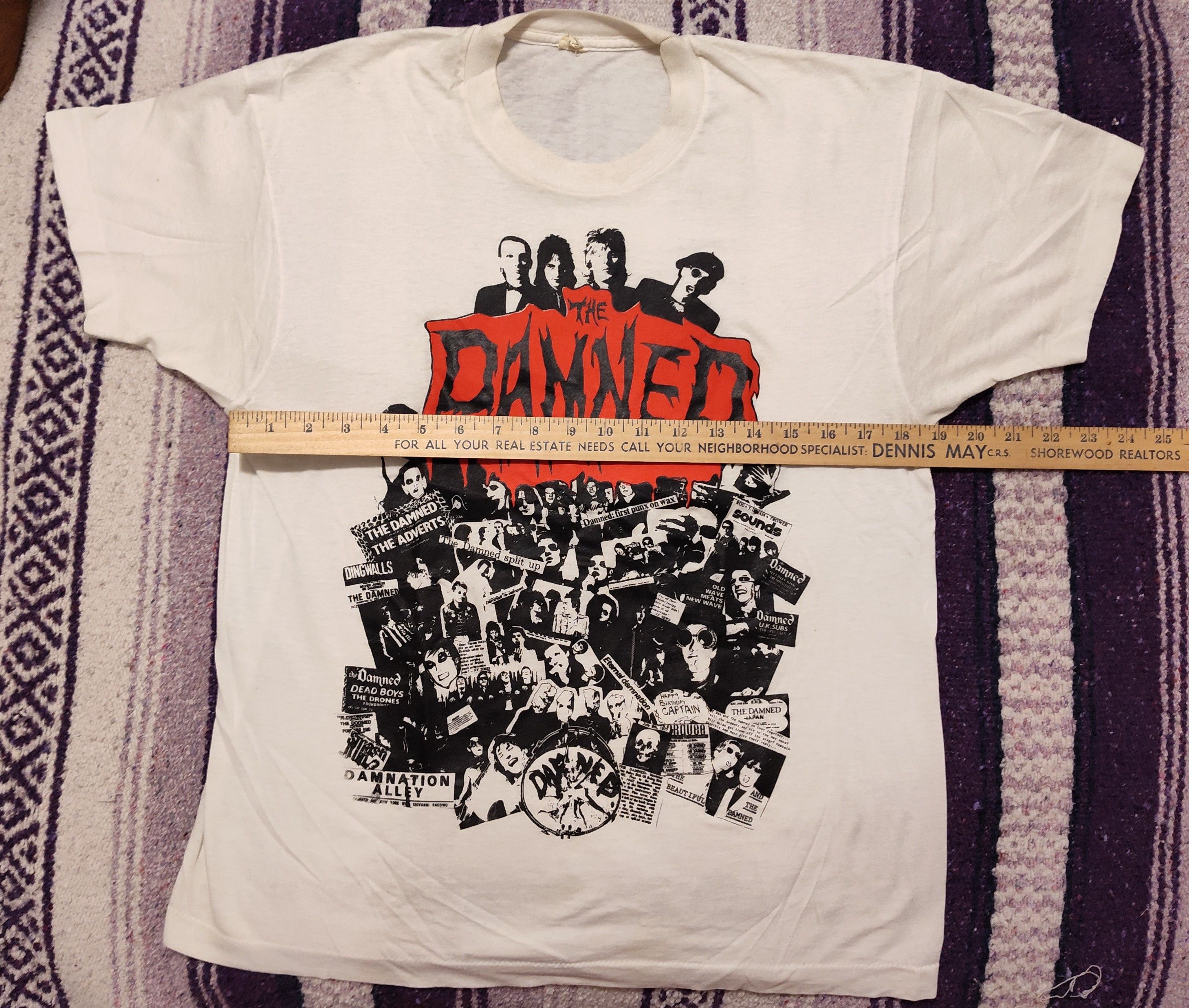 Other The Damned Single stitch Vintage shirt XL Size US XL / EU 56 / 4 - 6 Thumbnail