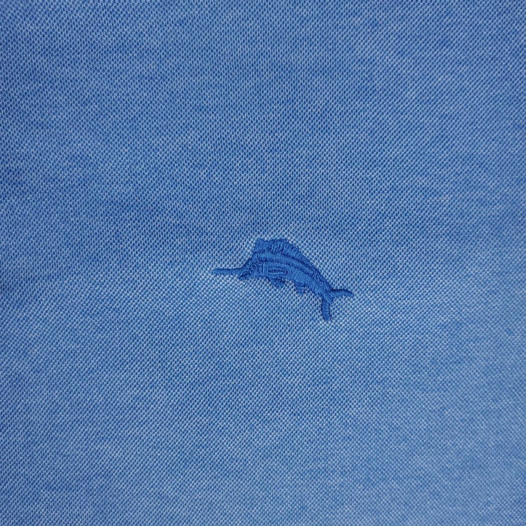Tommy Bahama Tommy Bahama Polo Shirt Mens Medium Blue Casual Short Sleeve Woven Cotton Size US M / EU 48-50 / 2 - 2 Thumbnail
