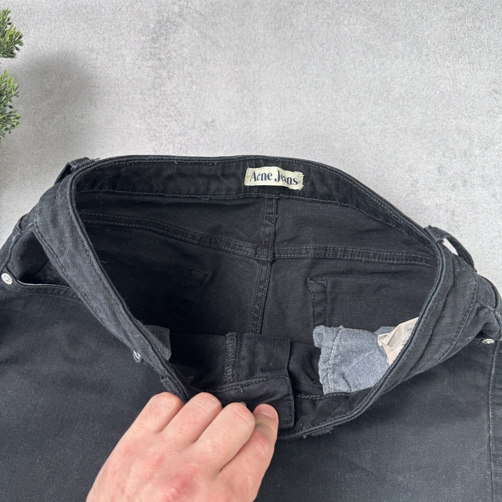 Acne Studios ACNE JEANS Hep Display Jeans Women's W29/L32 Fade Effect Zip Size 29" - 12 Thumbnail
