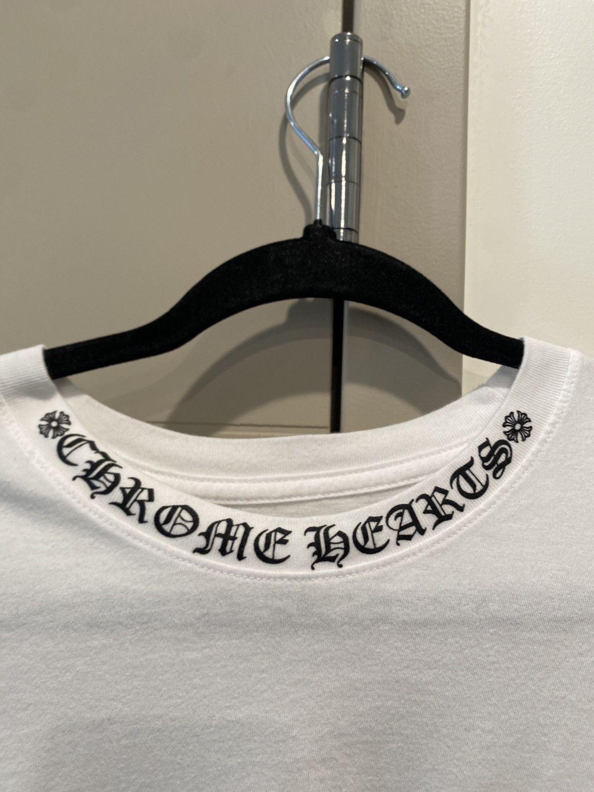 Chrome Hearts Chrome Hearts Neck/Collar Logo Longsleeve Size US L / EU 52-54 / 3 - 6 Thumbnail
