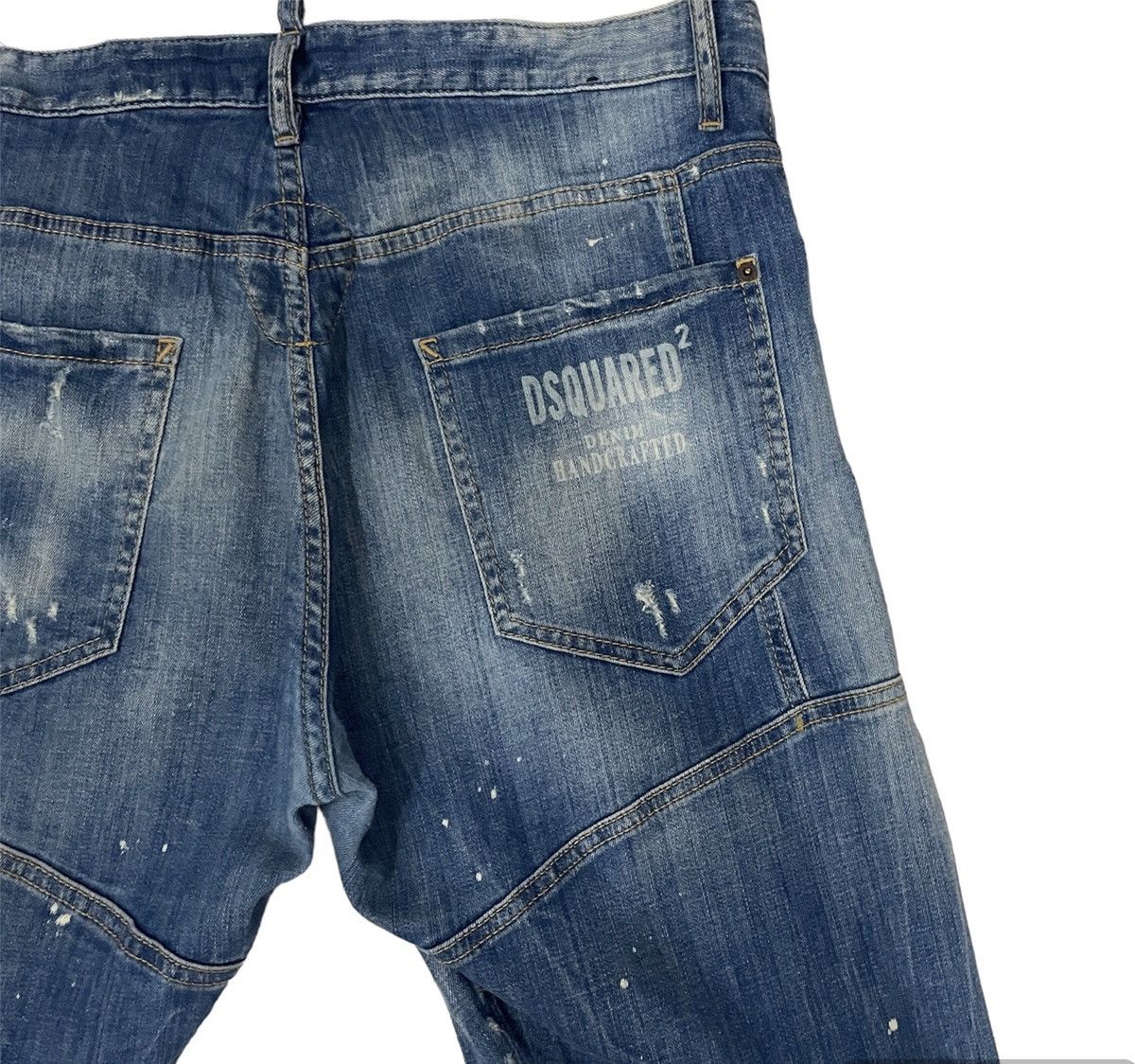 Dsquared2 Vintage Dsquared2 Distressed Motive Denim Jeans Size US 38 / EU 54 - 9 Thumbnail