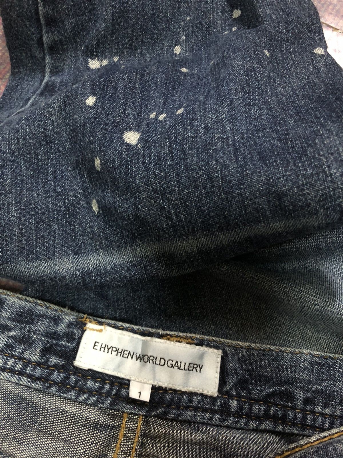 If Six Was Nine × Japanese Brand × Le Grande Bleu (L.G.B.) Ehyphen Worl Gallery Denim Pante Size US 32 / EU 48 - 4 Thumbnail