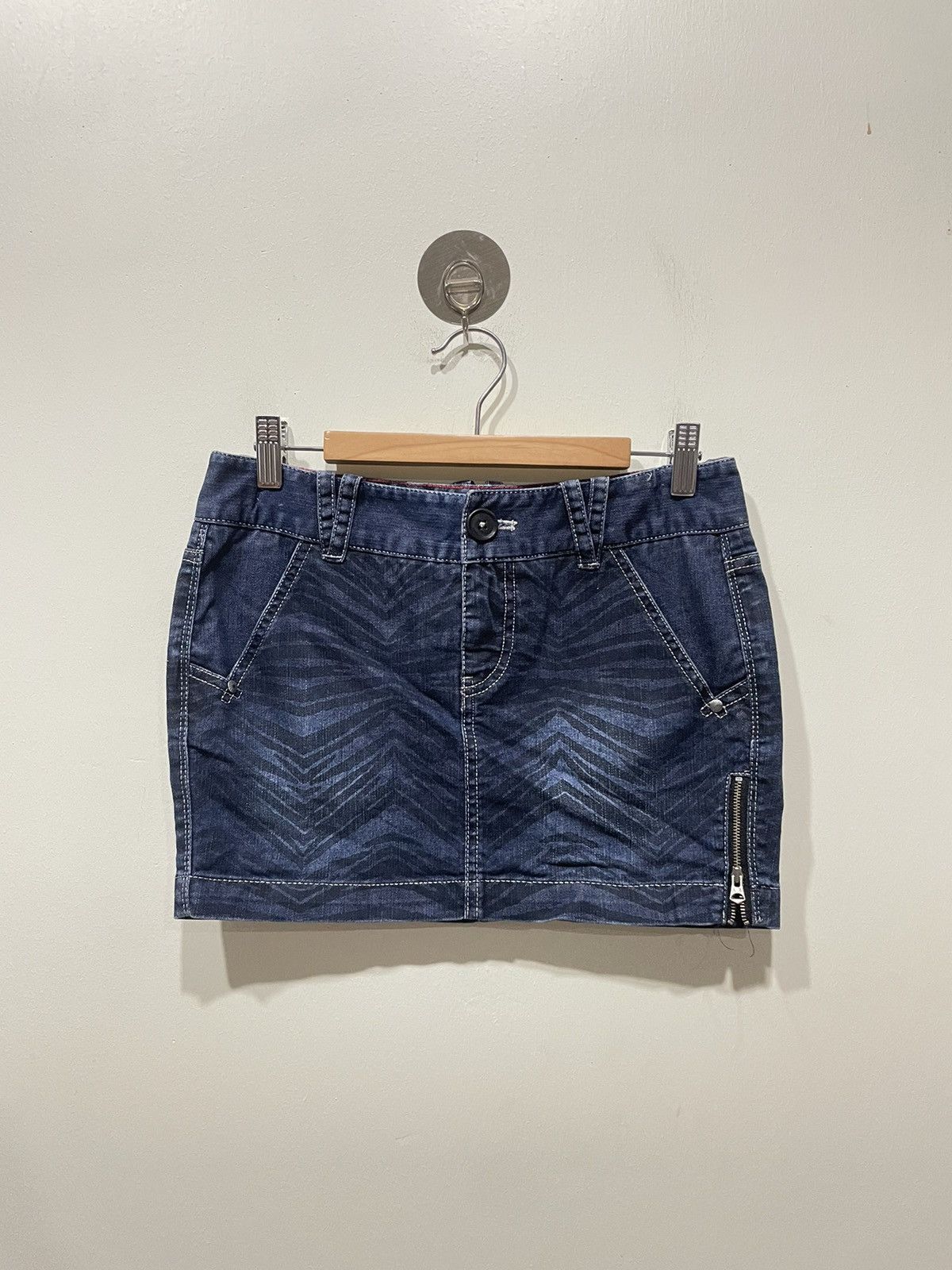 Armani Exchange Denim Mini Skirt