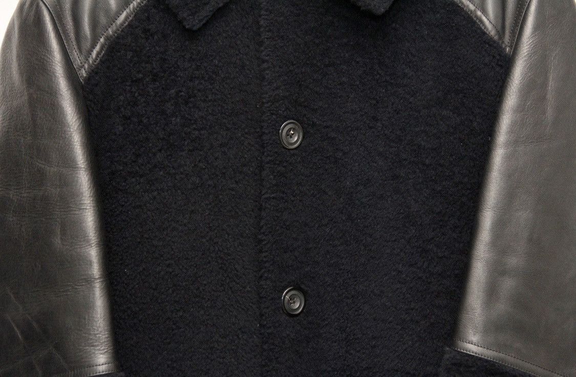 Alexander McQueen Alexander McQueen Shearling Leather Panel Coat Size US L / EU 52-54 / 3 - 8 Thumbnail