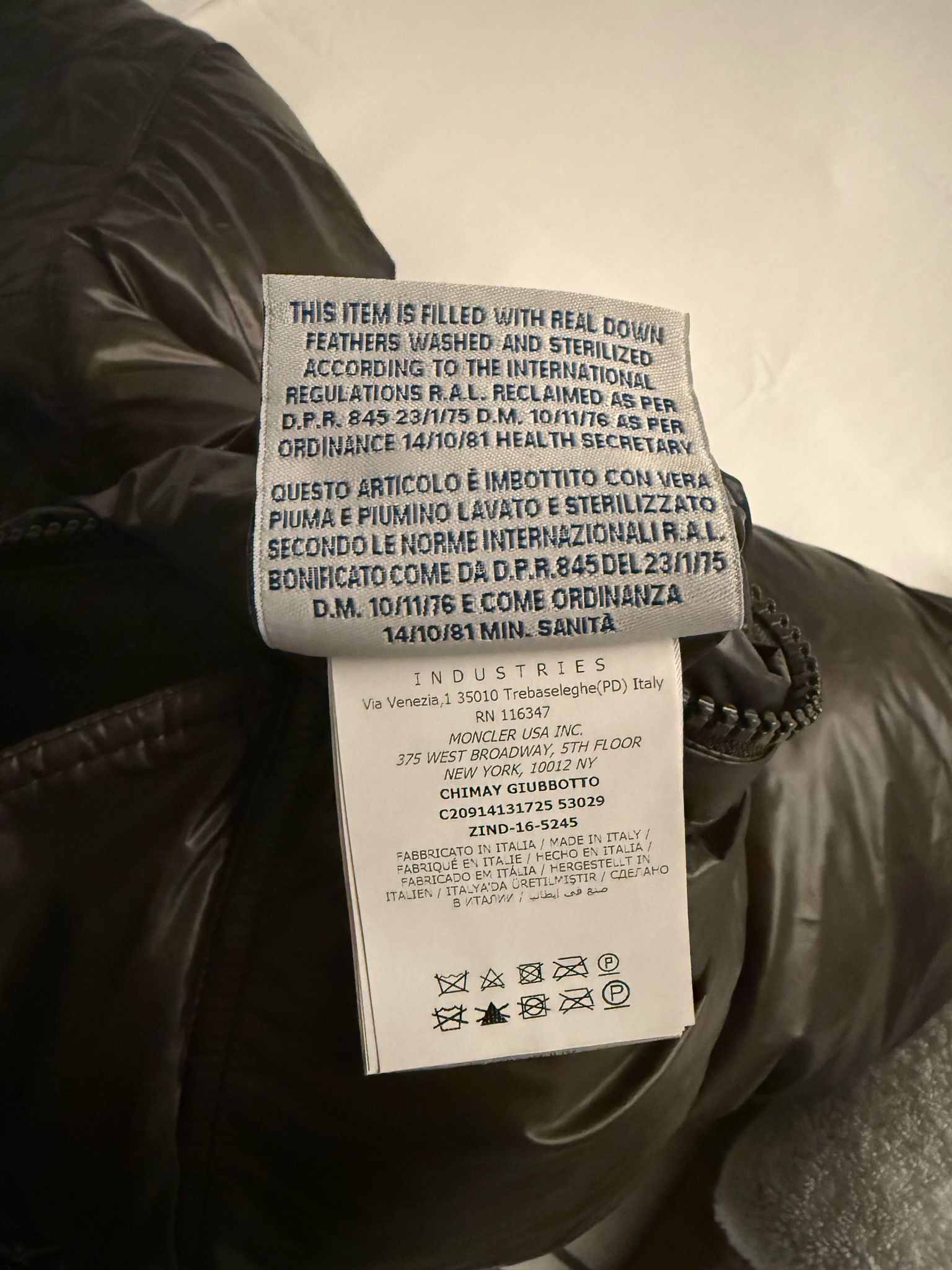 Moncler Hooded Down Jacket Coat Size US L / EU 52-54 / 3 - 14 Thumbnail