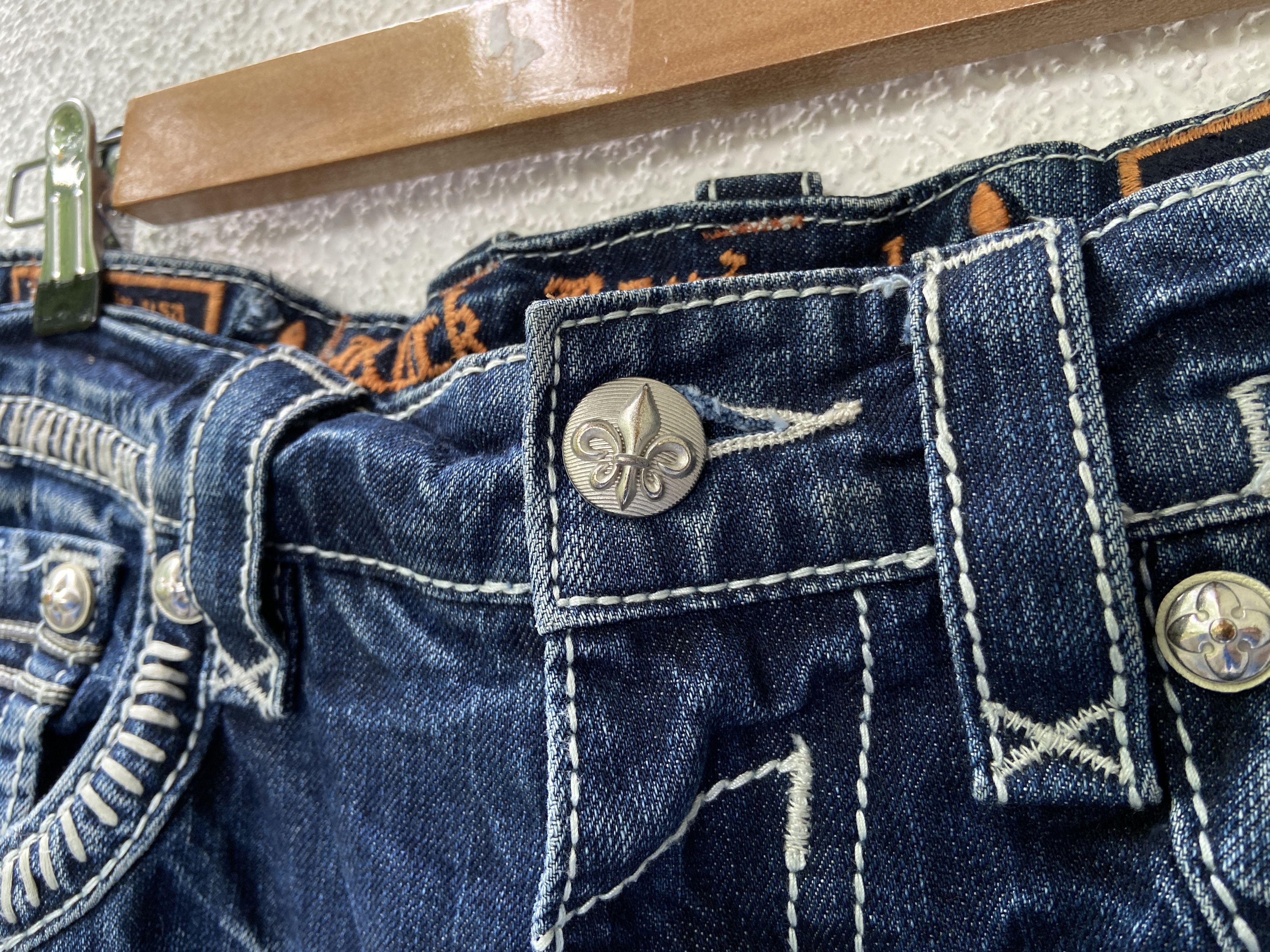 Rock Revival Rock Revival washed metal jeans pants Steven Straight Size US 33 - 4 Thumbnail