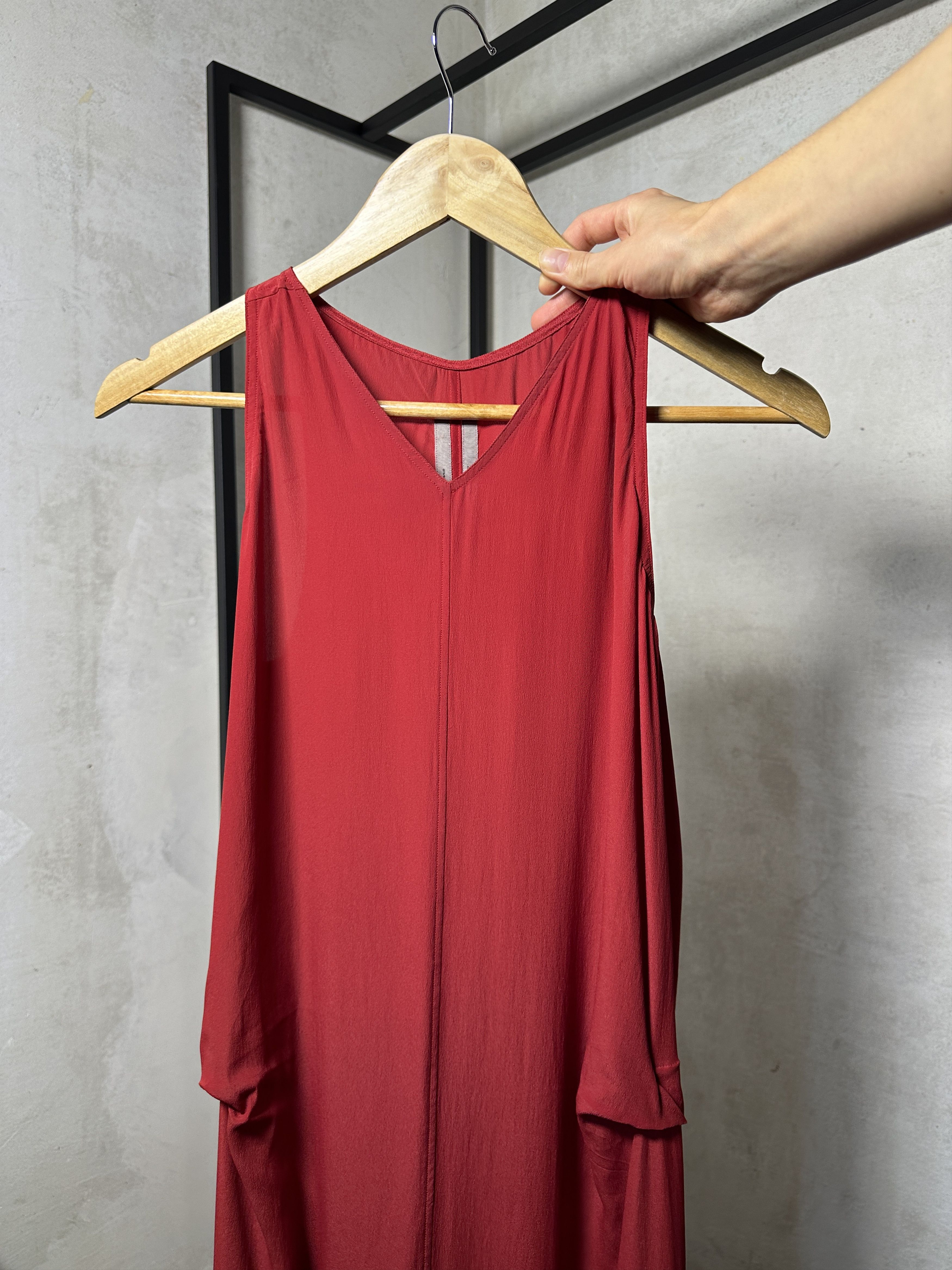Rick Owens Rick Owens Moody Tank Gown in Red Size M / US 6-8 / IT 42-44 - 12 Thumbnail