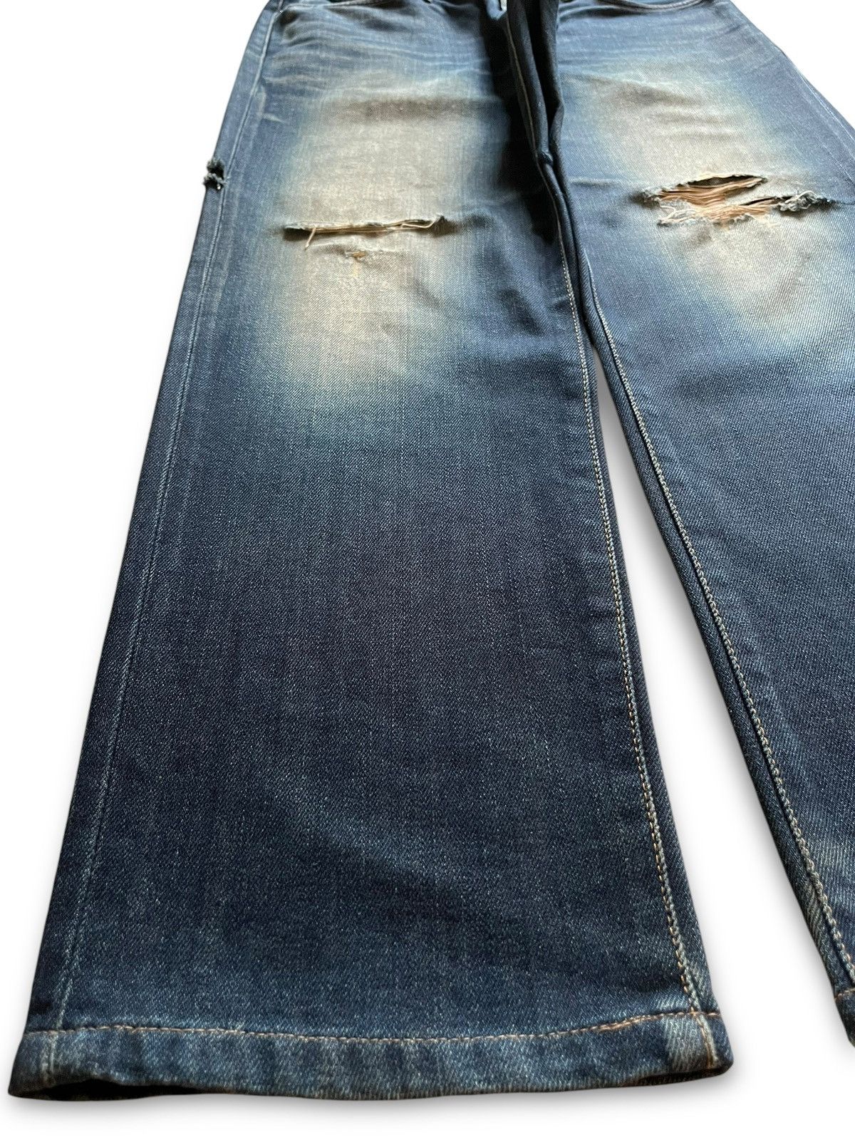 Edwin SALES🔥Vintage Japanese Edwin Mud Wash Distress Loose Jeans Size US 33 - 6 Thumbnail