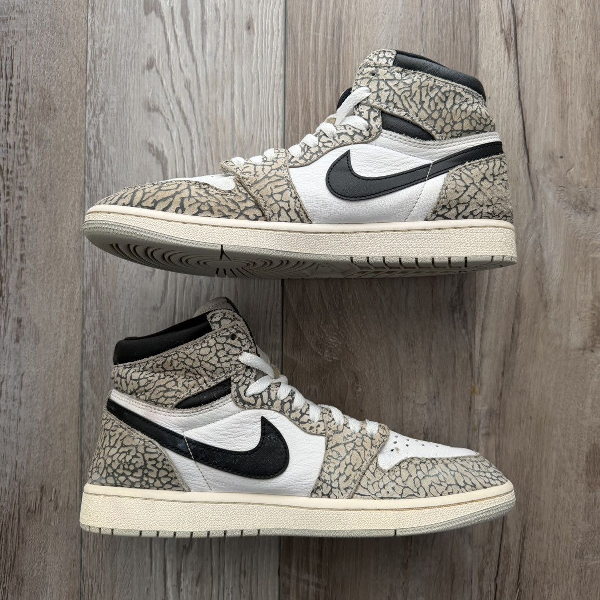 Jordan Brand NIKE • JORDAN 1 Retro "White Cement" (9M) Size US 9 / EU 42 - 3 Thumbnail