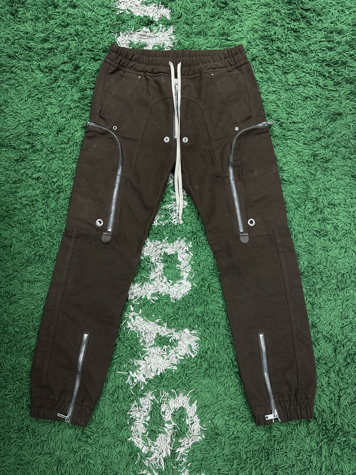 Pre-owned Rick Owens Cargo Pants Brown