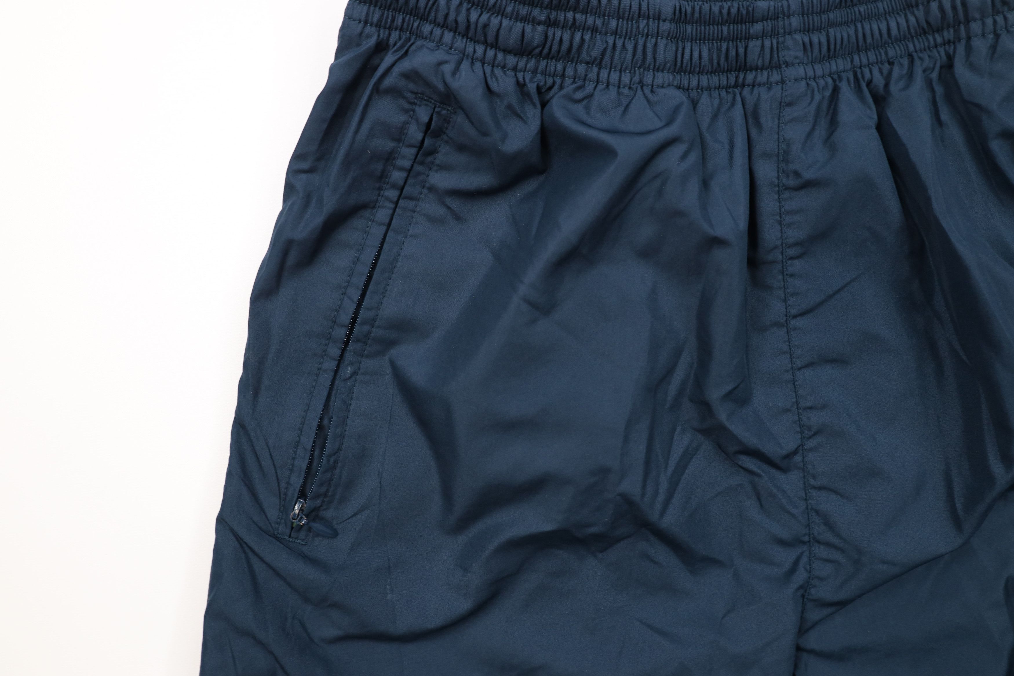 Adidas × Vintage Vintage 90s Adidas Striped Leg Lined Windbreaker Pants Blue Size US 38 / EU 54 - 7 Thumbnail