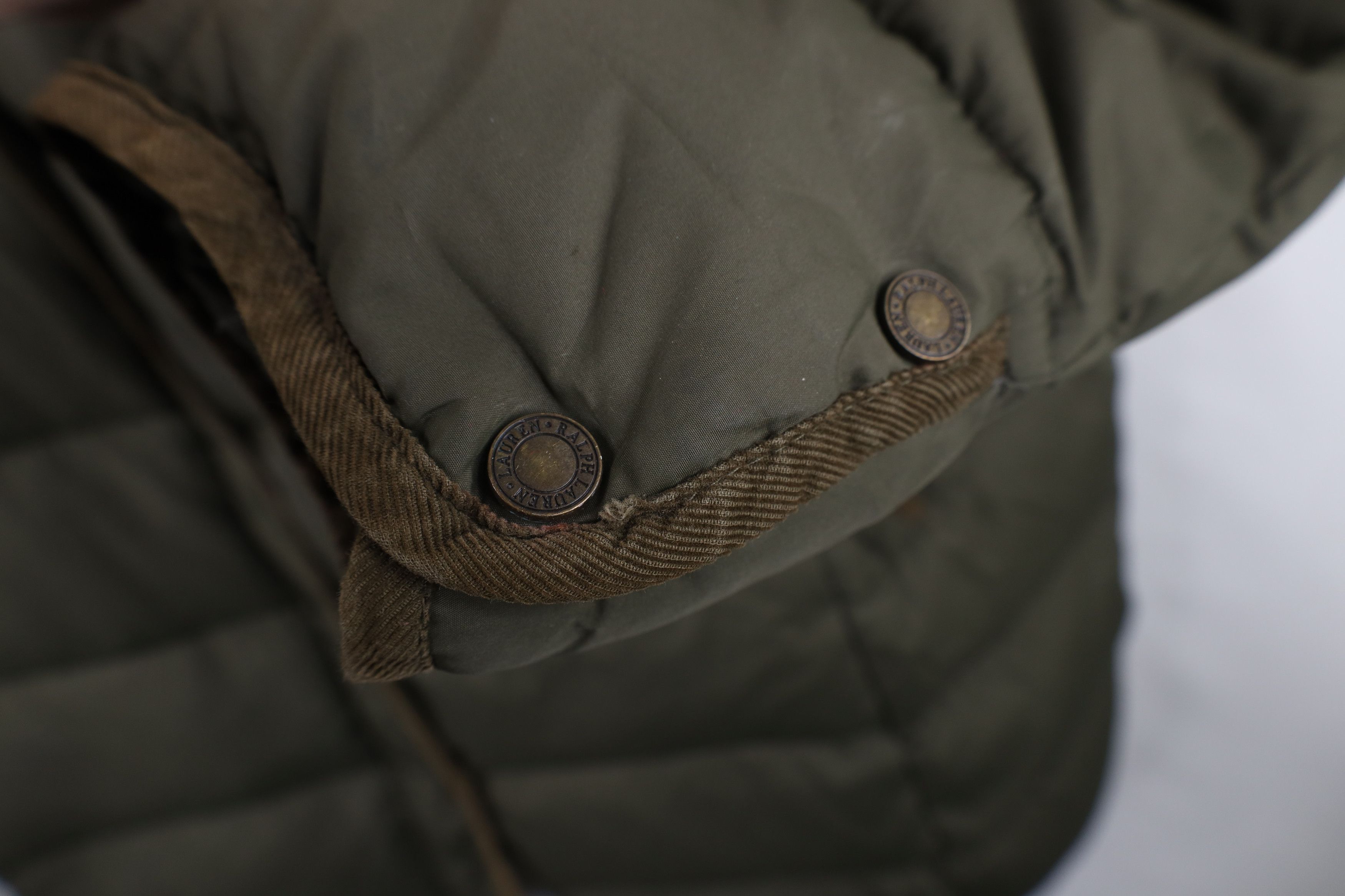 Ralph Lauren Vintage Ralph Lauren Duck Down Hooded Puffer Jacket Green Size 3XL / US 20-22 - 7 Thumbnail