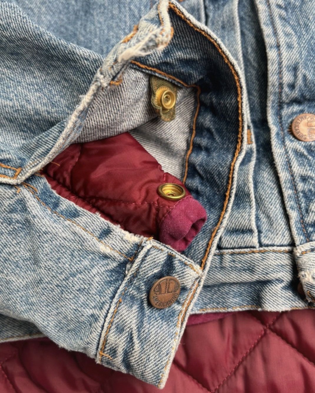 Other Vintage Americanino Denim Jacket With Liner 80S Paninari Size US M / EU 48-50 / 2 - 8 Thumbnail