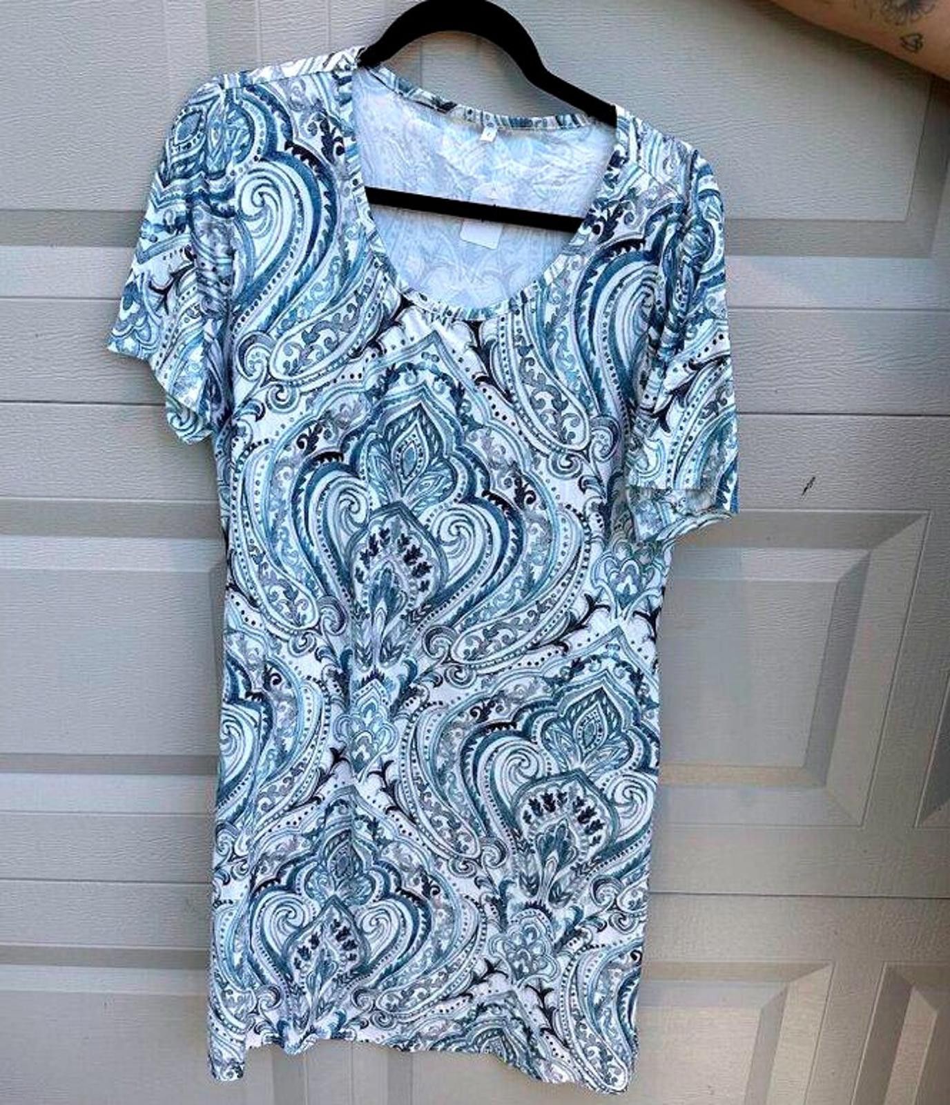 Elie Tahari Elegant Paisley Print Dress - Size L Size L / US 10 / IT 46 - 1 Thumbnail
