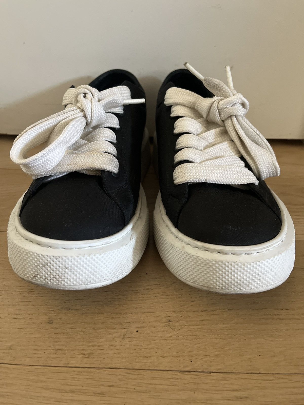 Prada Mens Prada Nylon Gabardine Sneakers UK 8.5 (US 9.5) Size US 9.5 / EU 42-43 - 3 Thumbnail