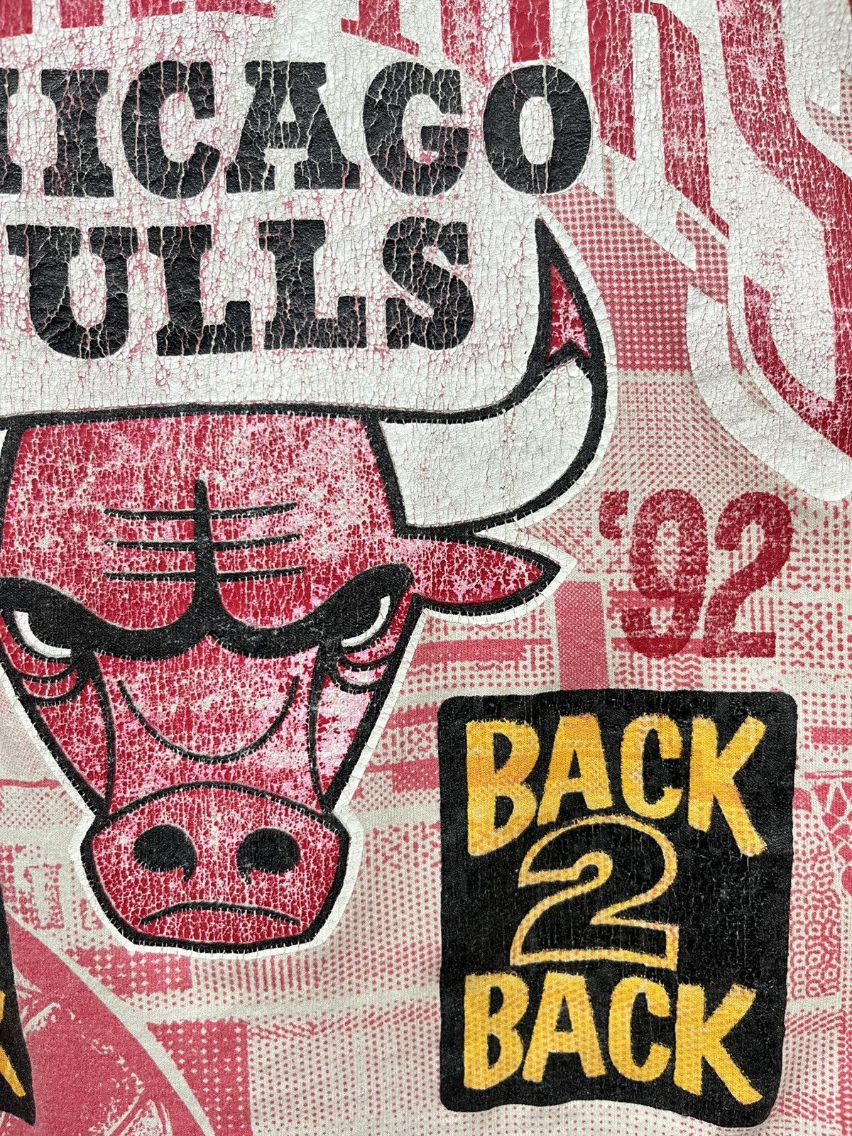 NBA Chicago Bulls 1992 NBA Championship Michael Jordan Tee Size US XL / EU 56 / 4 - 7 Thumbnail