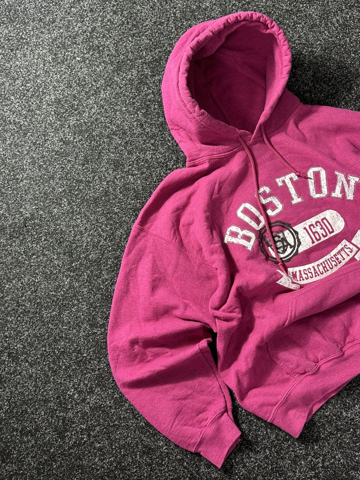 Japanese Brand × Vintage 🚨RARE BOSTON MASSACHUSETTS UNIVERSITY BOXY BIG LOGO HOODIE Size US L / EU 52-54 / 3 - 2 Thumbnail