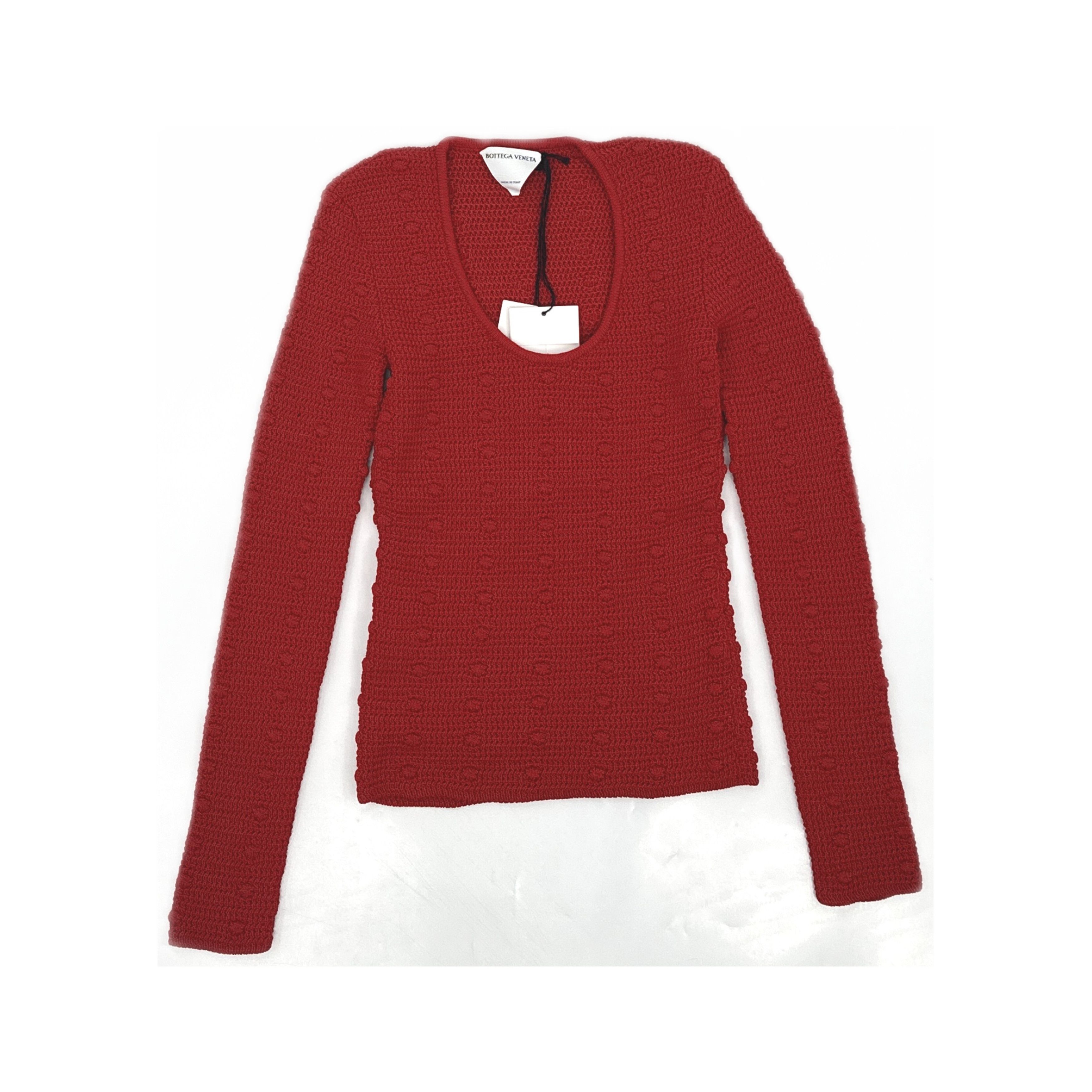 Bottega Veneta Bottega Veneta Pom Pom Knit Sweater Size XS Size XS / US 0-2 / IT 36-38 - 1 Thumbnail