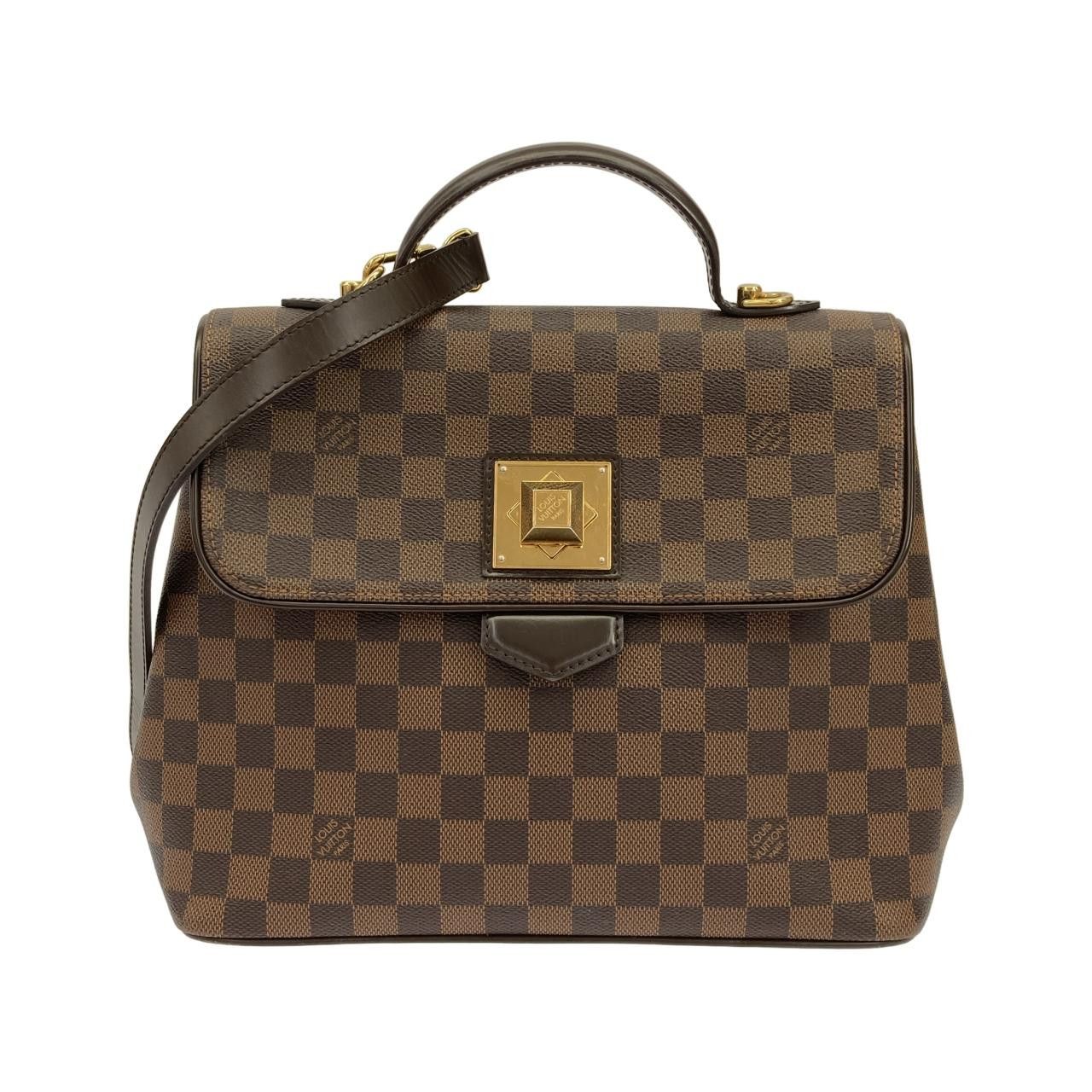 Louis Vuitton Louis Vuitton Louis Vuitton Damier Bergamo Bag Textile Shoulder Bag N41168 DUTY FREE for USA Size ONE SIZE - 1 Thumbnail