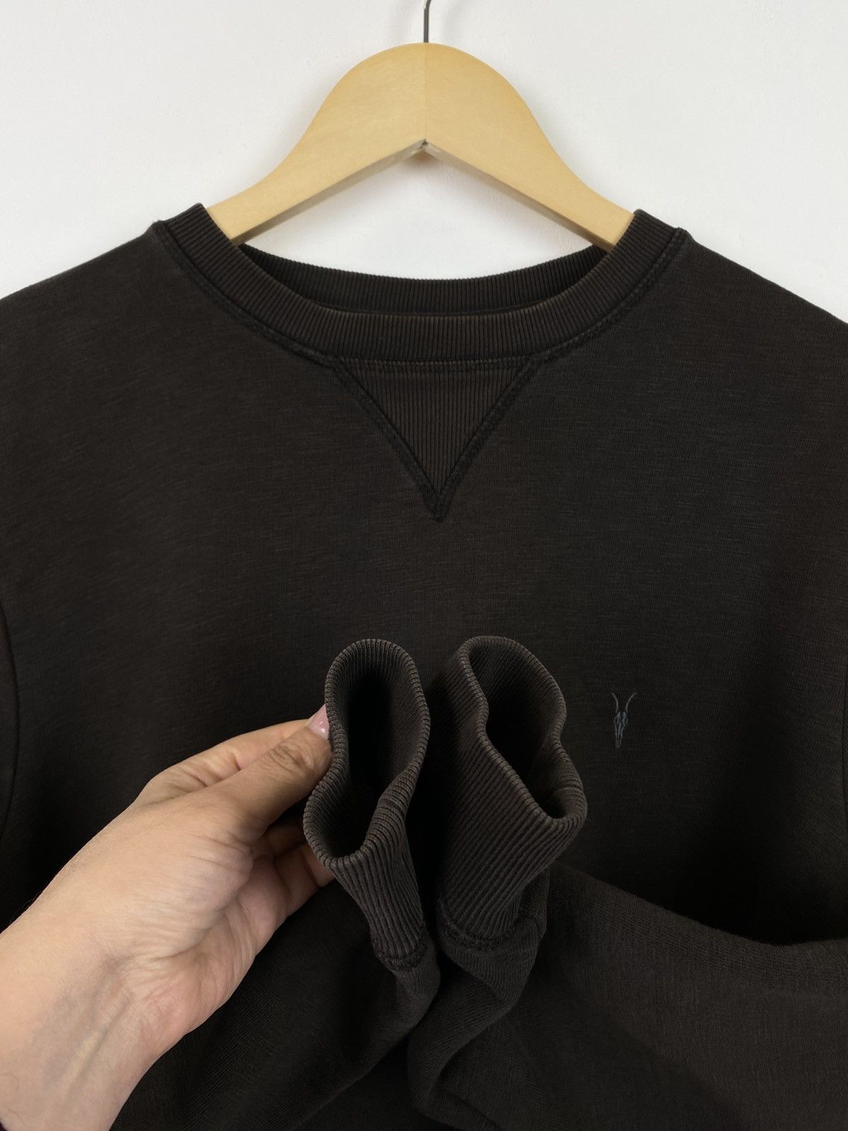 Allsaints Allsaints Wilde Crew Sweatshirt Men’s Size Small Brown Top Size US S / EU 44-46 / 1 - 3 Thumbnail