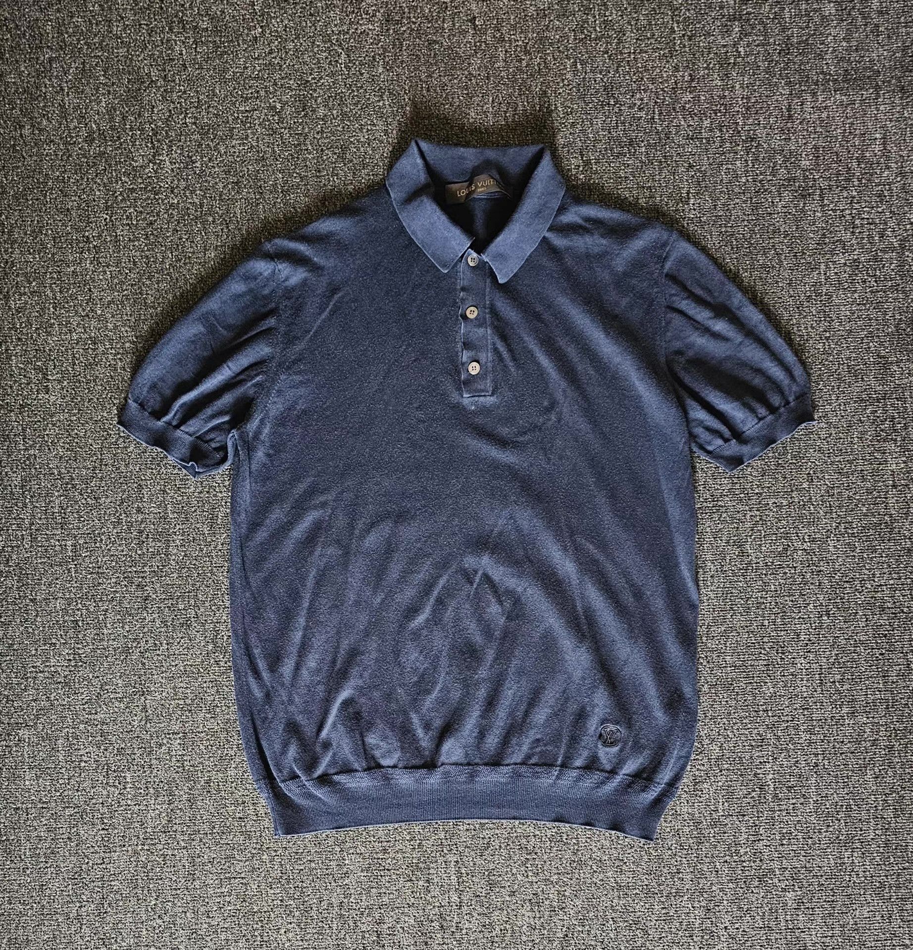 Louis Vuitton Louis Vuitton Knitted Polo Shirt Size US S / EU 44-46 / 1 - 1 Thumbnail