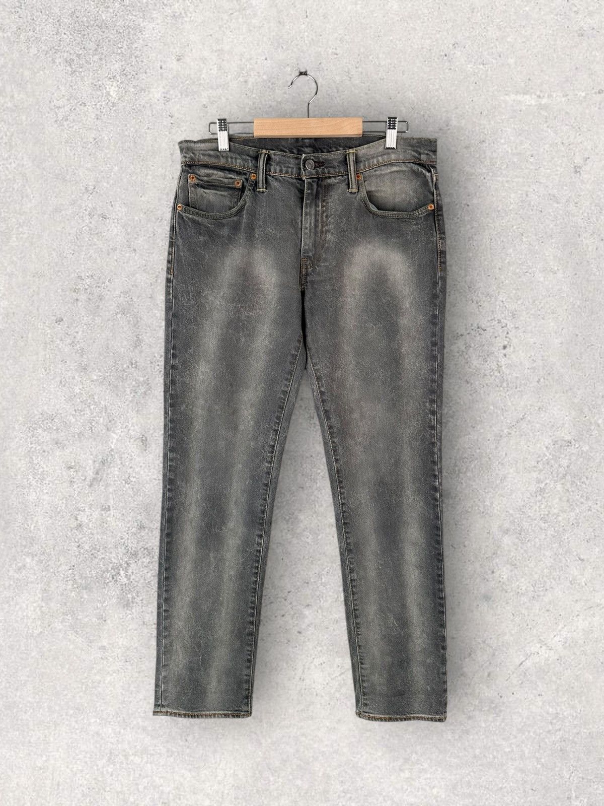 Levi's Levis 511 Garment Dyed Distressed Denim Jeans Size US 32 / EU 48 - 2 Thumbnail