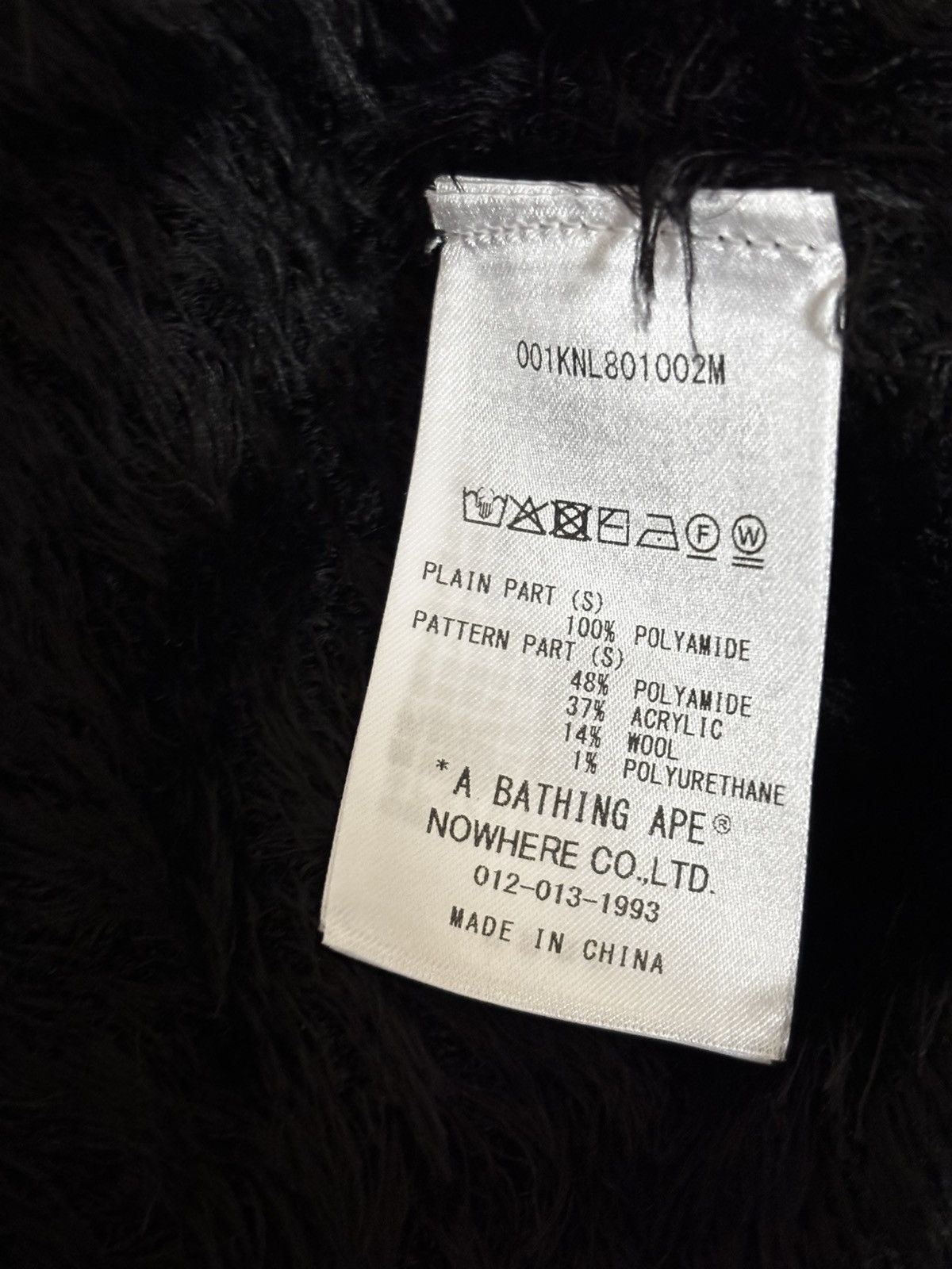 Bape Authentic ape bape ape face shaggy sweater black xl new Size US XL / EU 56 / 4 - 6 Thumbnail