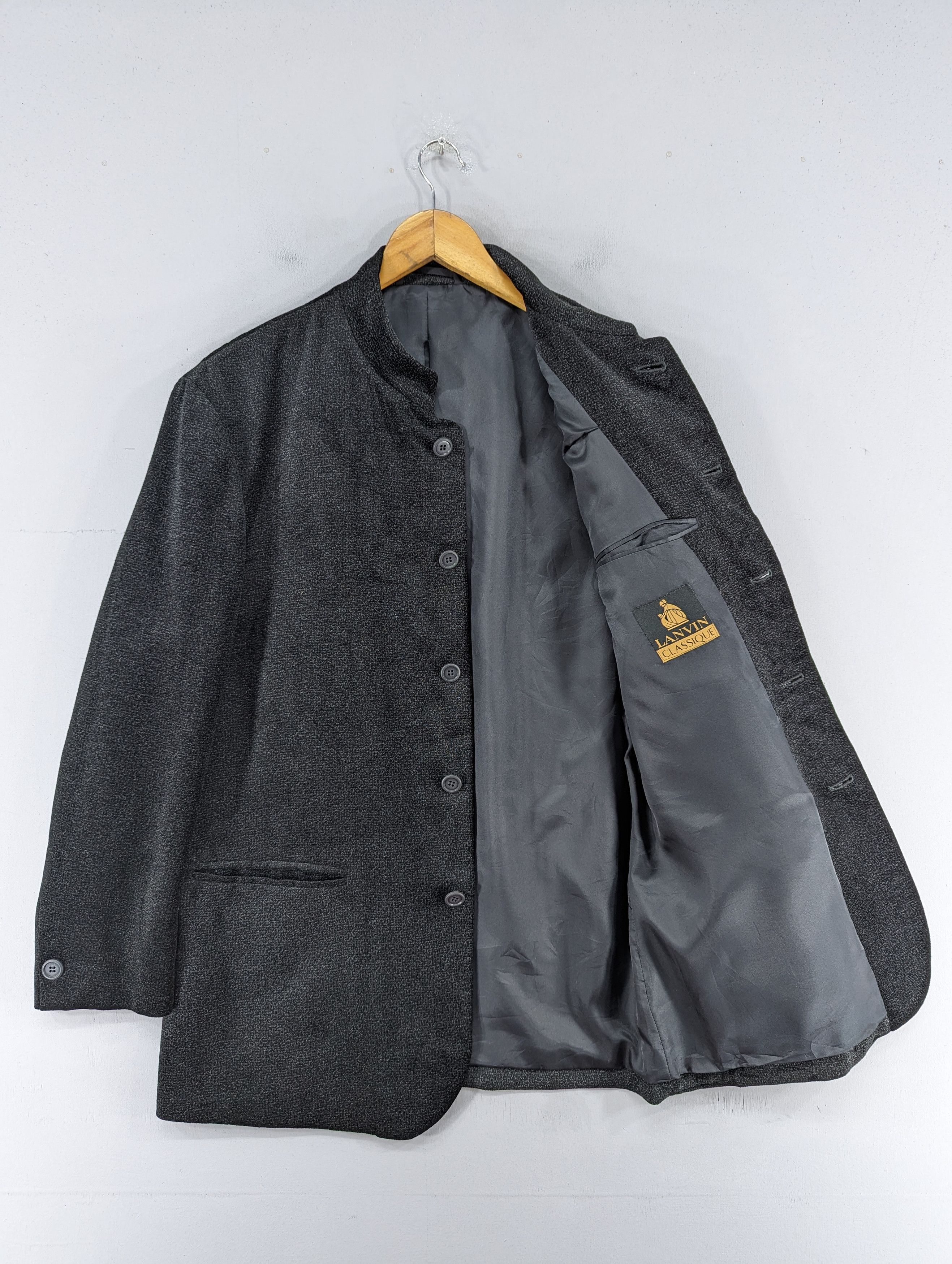Lanvin Vintage Lanvin Classique Paris Tencel Fabric Coat Jacket Size US M / EU 48-50 / 2 - 7 Thumbnail