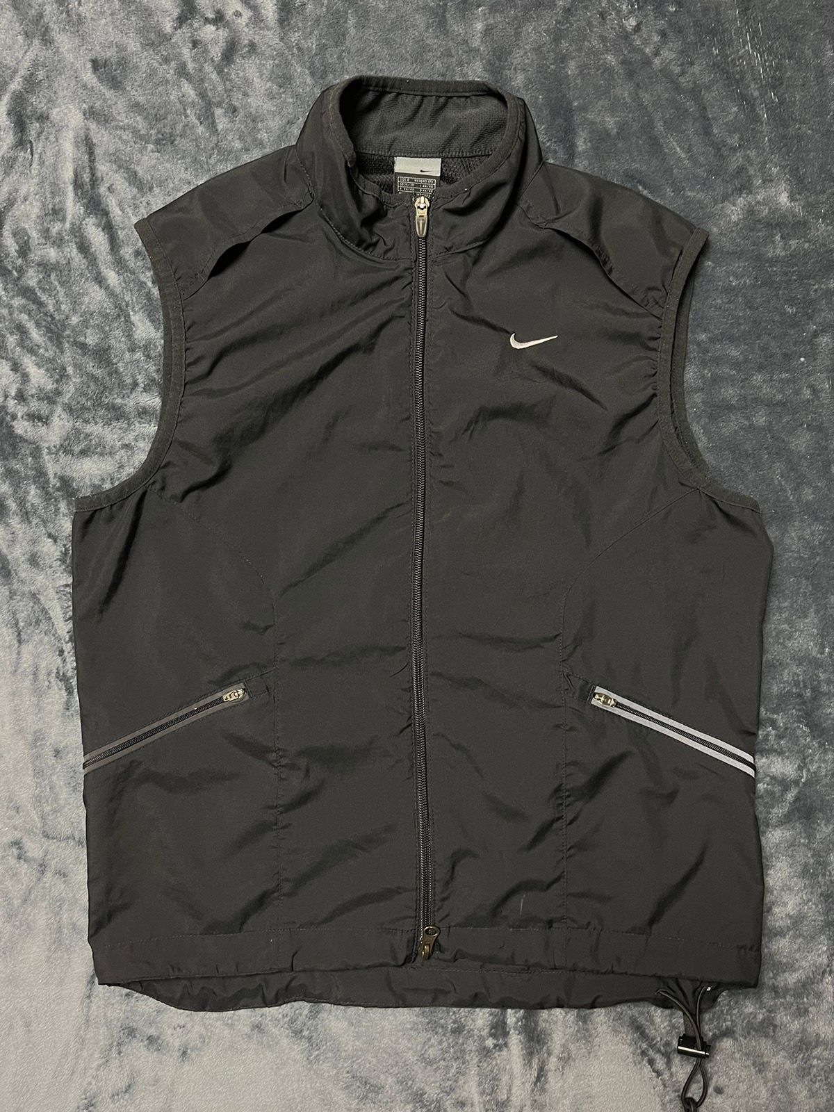 Pre-owned Nike X Nike Acg Nike 90's Vintage Nylon Light Vest Drill Gorpcore Y2k In Black