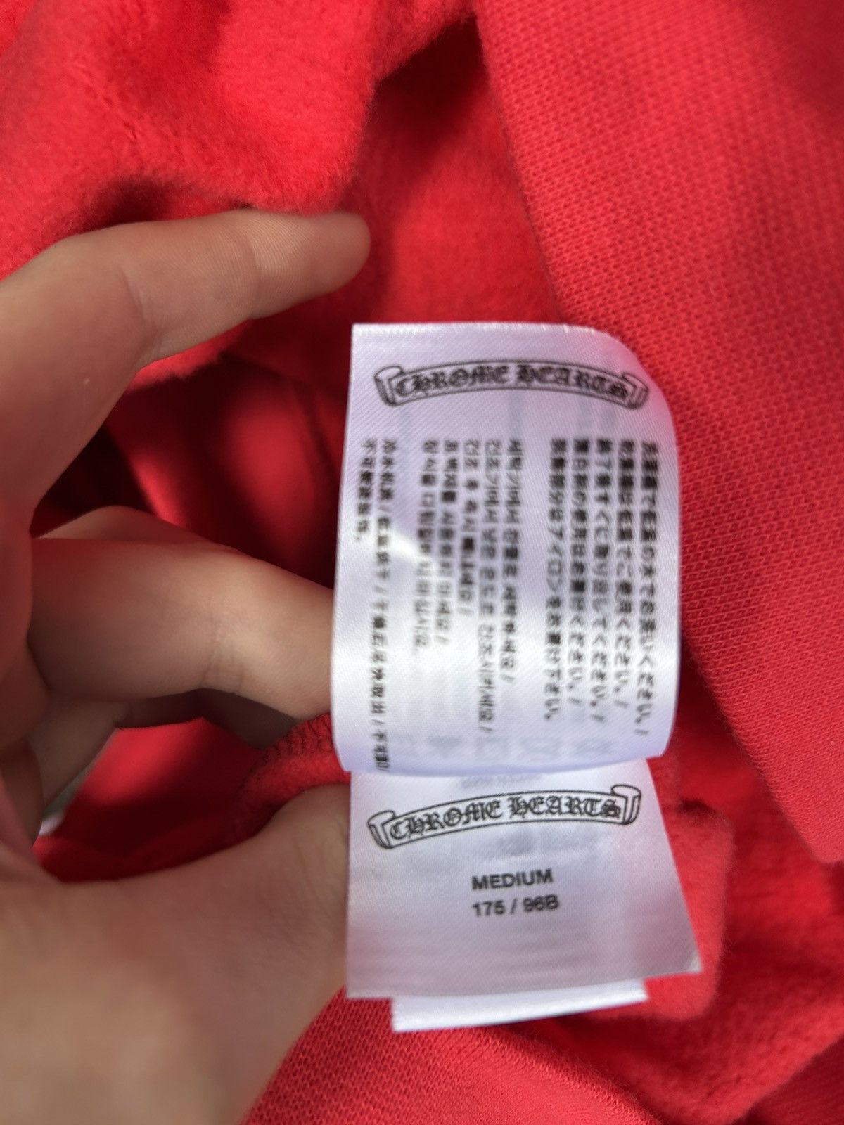 Chrome Hearts Chrome Hearts Red Hoodie Size US M / EU 48-50 / 2 - 5 Thumbnail