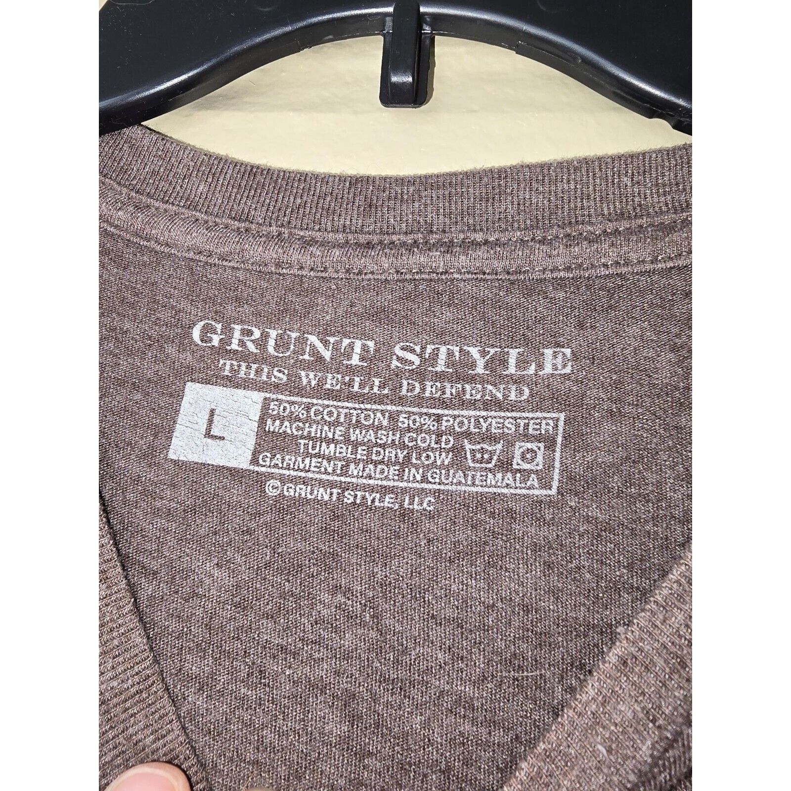 Grunt Style GRUNT STYLE Brown T-Shirt Warheads On Foreheads Mens Size L Size US L / EU 52-54 / 3 - 5 Thumbnail
