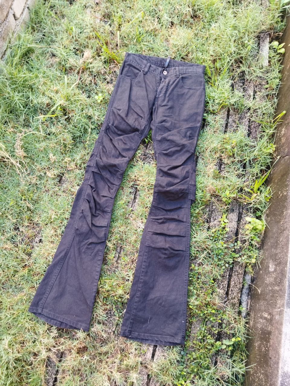 If Six Was Nine Vintage Thee Old Circus Flared Jeans Size US 29 - 2 Thumbnail
