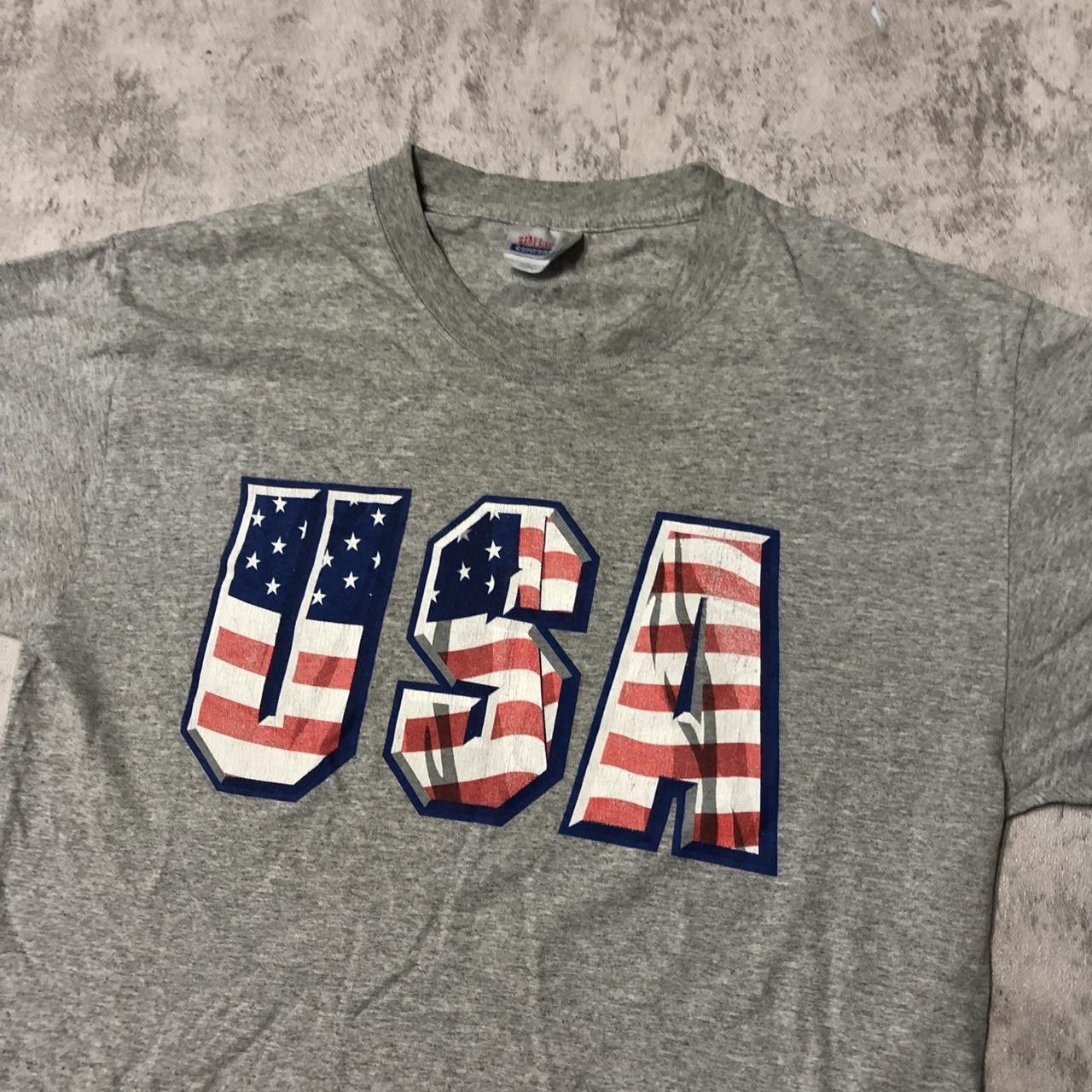 Other Grey vintage USA flag print t-shirt #flag Size US M / EU 48-50 / 2 - 2 Thumbnail