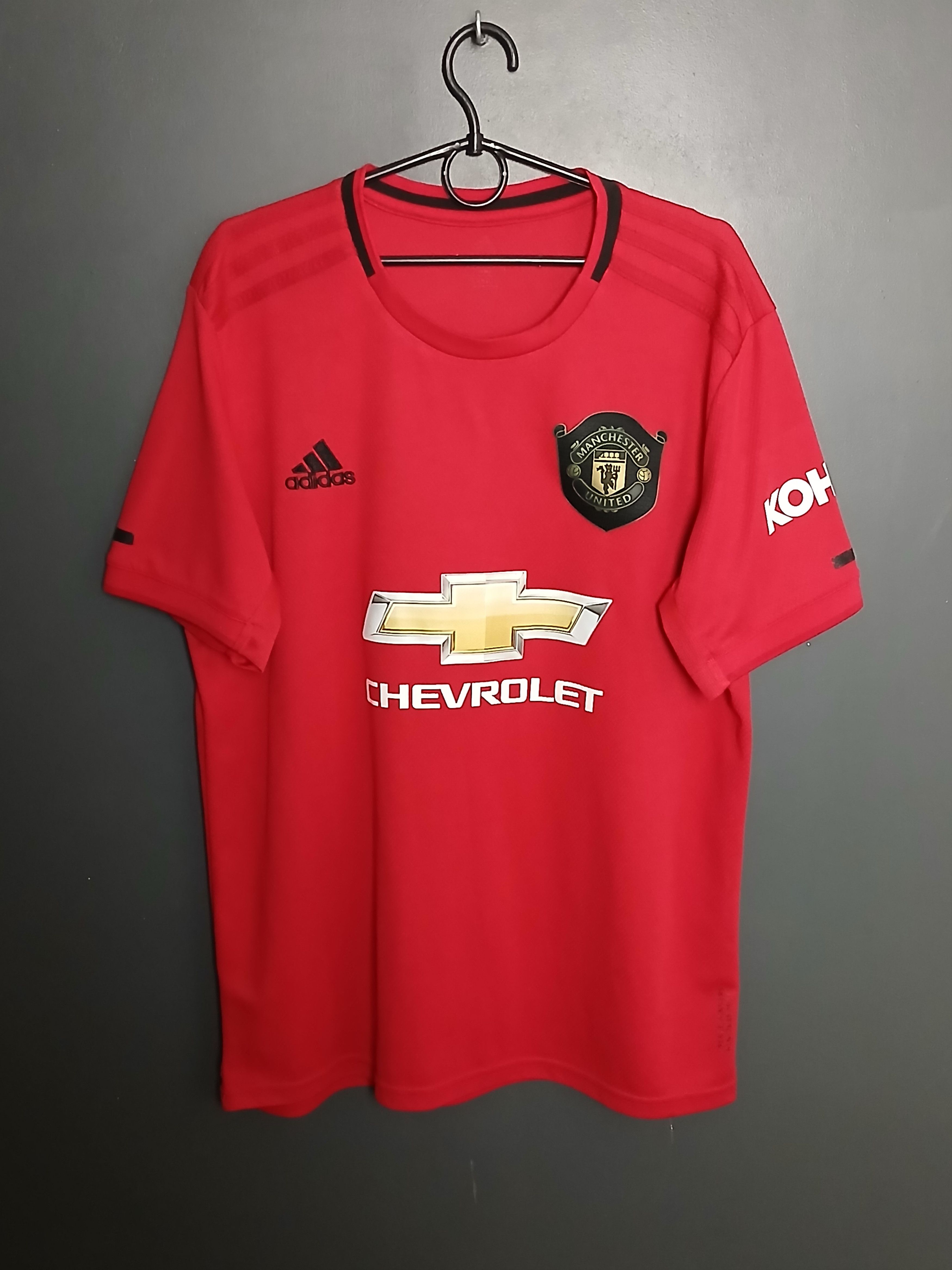 Adidas Manchester United 19/20 Home Football Jersey T-Shirt Size US L / EU 52-54 / 3 - 1 Thumbnail